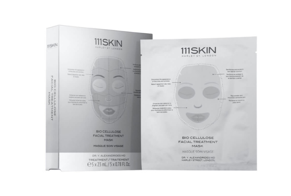 111Skin Успокаивающая двухсегментная маска для лица Anti Blemish Bio Cellulose Facial Mask