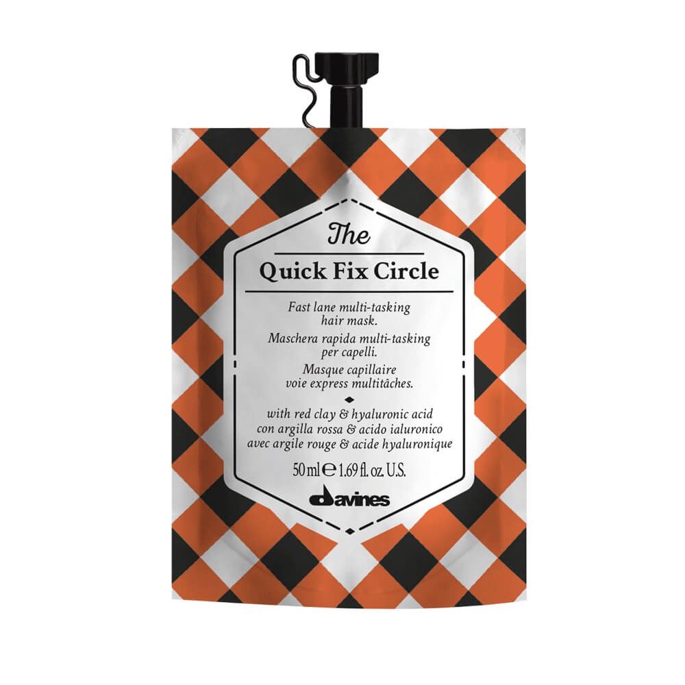 Davines Маска для миттєвого зволоження та розгладжування структури волосся THE QUICK FIX CIRCLE