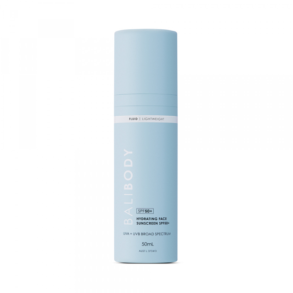 Bali Body Увлажняющий солнцезащитный крем для лица Hydrating Face Sunscreen SPF50+ Bali Body Увлажняющий солнцезащитный крем для лица Hydrating Face Sunscreen SPF50+