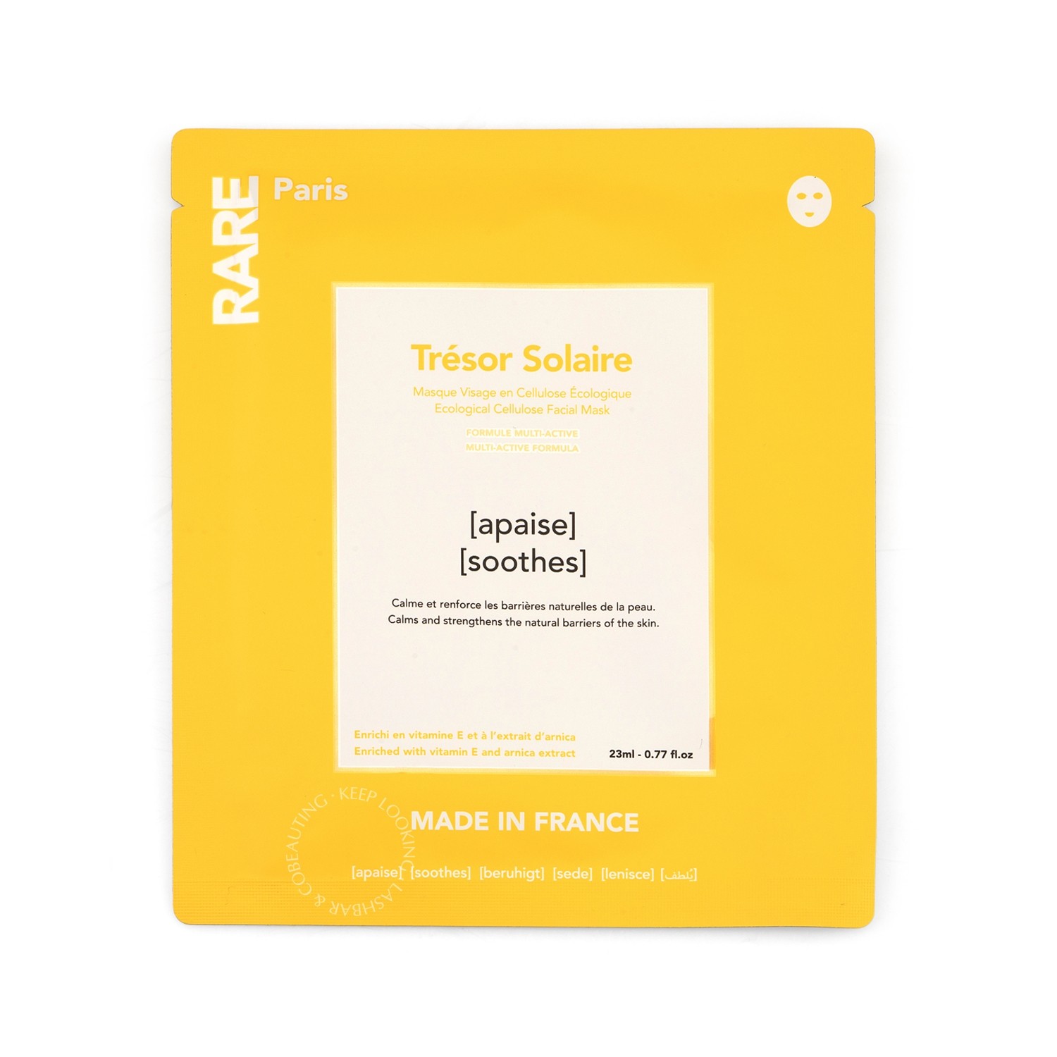 Rare Paris Успокаивающая маска Trésor solaire mask Rare Paris Успокаивающая маска Trésor solaire mask