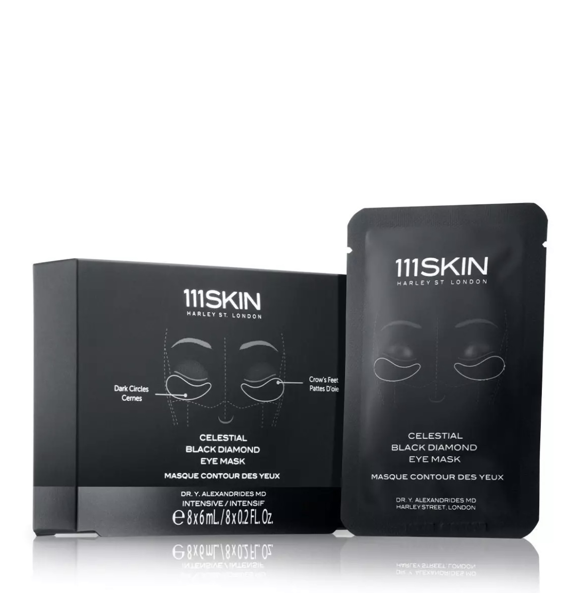 111Skin Маска для кожи вокруг глаз Celestial Black Diamond Eye Mask