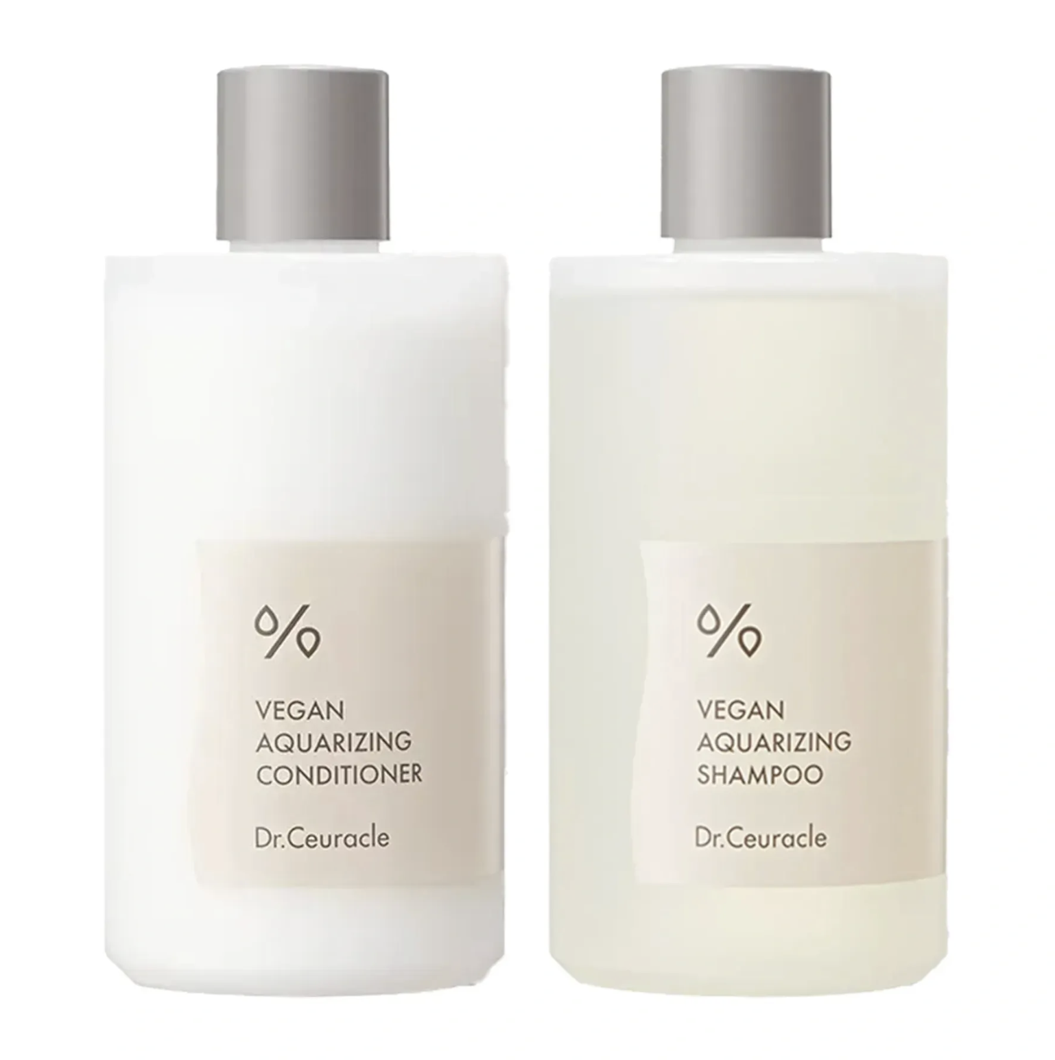 Dr.Ceuracle Vegan Aquarizing Conditioner & Shampoo - Набор кондиционер и шампунь для ломких и поврежденных волос