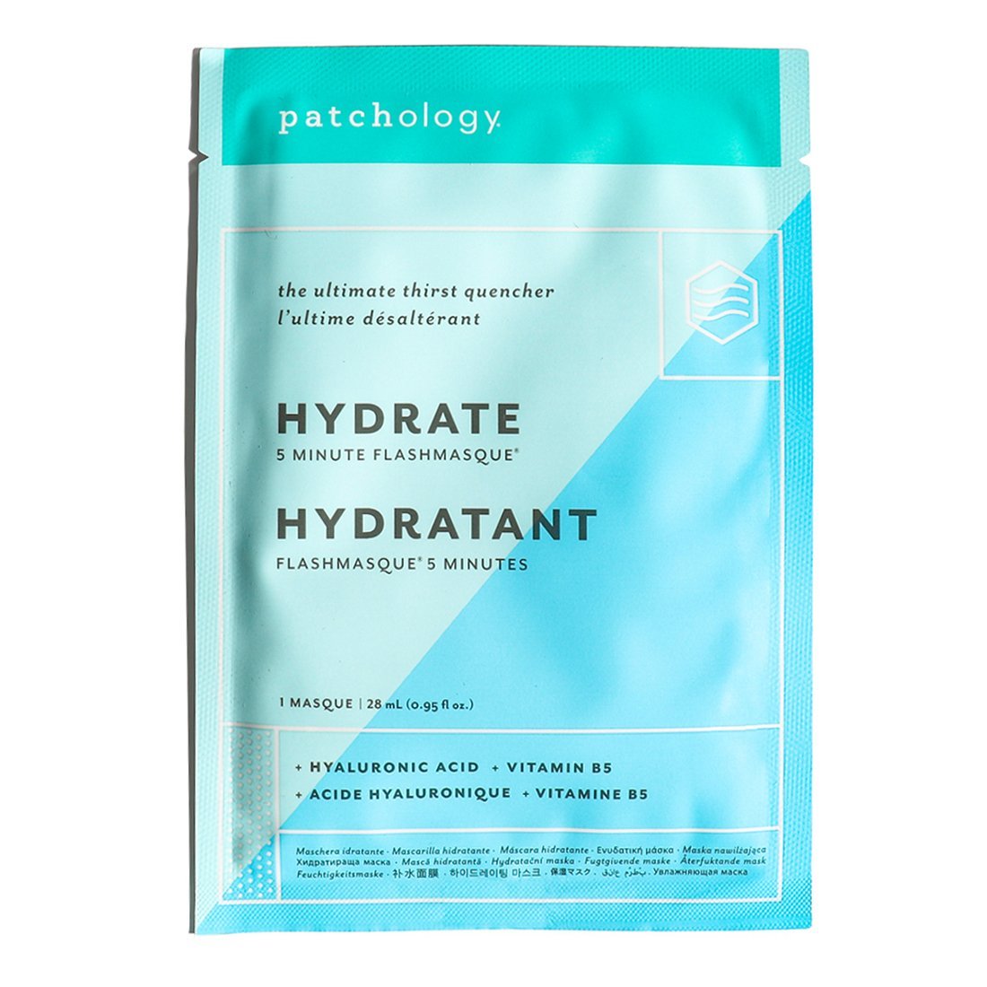 Patchology Маска для увлажнения кожи Flashmasque hydrate 5 minute sheet mask Patchology Маска для увлажнения кожи Flashmasque hydrate 5 minute sheet mask