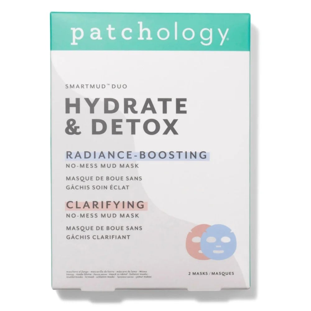 Patchology SmartMud Duo - Detox + Hydrate - Дуо масок Детокс + Укрепляющая Patchology SmartMud Duo - Detox + Hydrate - Дуо масок Детокс + Укрепляющая
