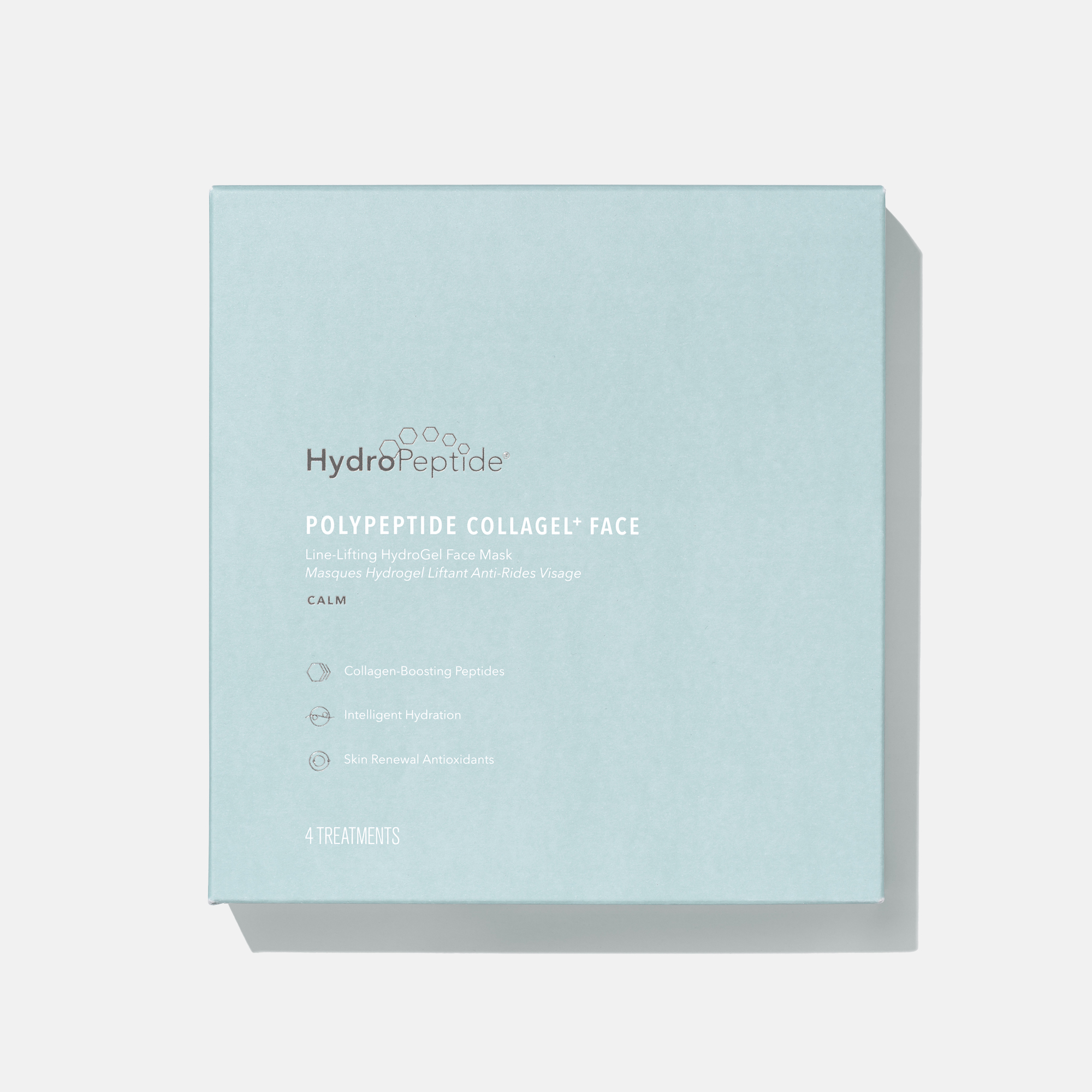 HydroPeptide Polypeptide Collagel Mask for Face 4 Pack - Гидрогелевая маска против морщин для лица