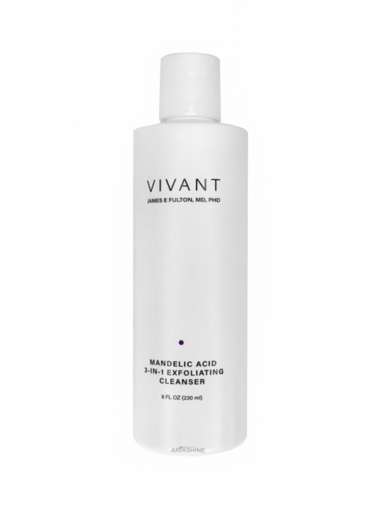 Vivant Очищающее средство с миндальной кислотой и микрогранулами Mandelic Acid 3-in-1 Exfoliating Cleanser