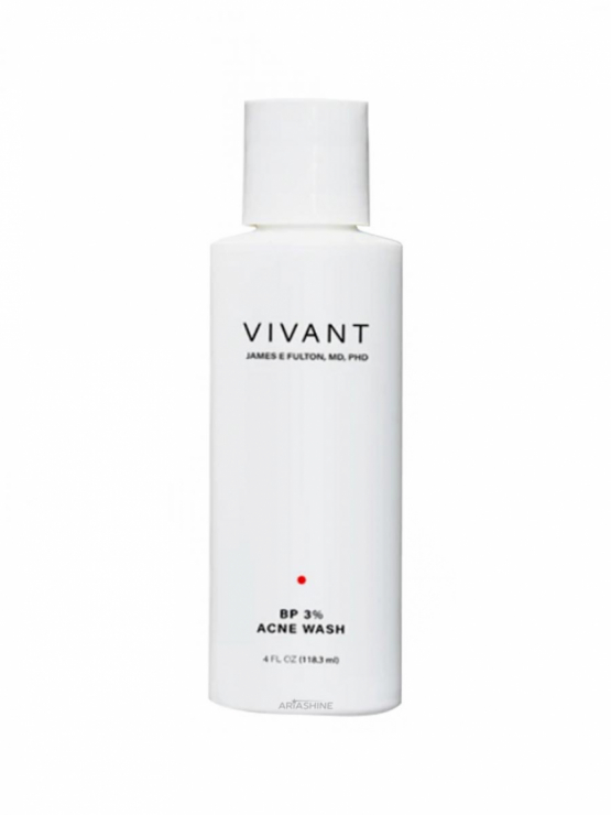 Vivant Очиститель для проблемной кожи с бензоил пероксидом BP 3% Acne Wash