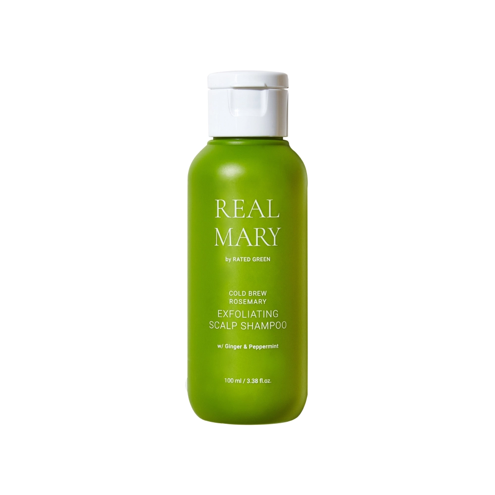 RATED GREEN Real Mary Exfoliating Scalp Shampoo - Глибоко очищуючий і відлущуючий шампунь із соком розмарину