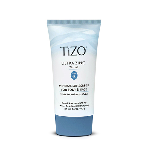 TiZO Ultra Zinc Body & Face Tinted SPF 40 - Минеральный cолнцезащитный крем для лица и тела тонирующий 