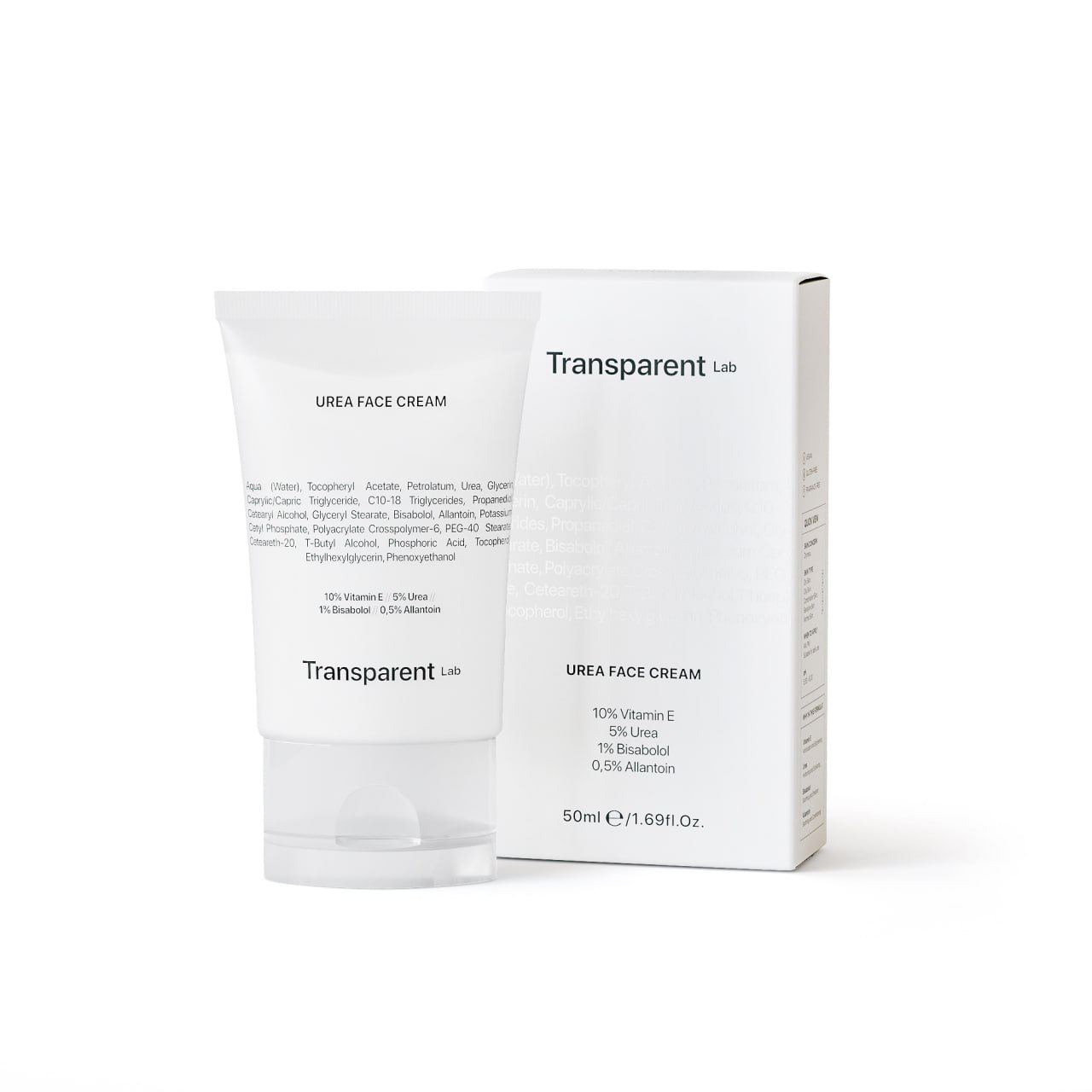 Transparent Lab Urea Face Cream - Крем с мочевиной