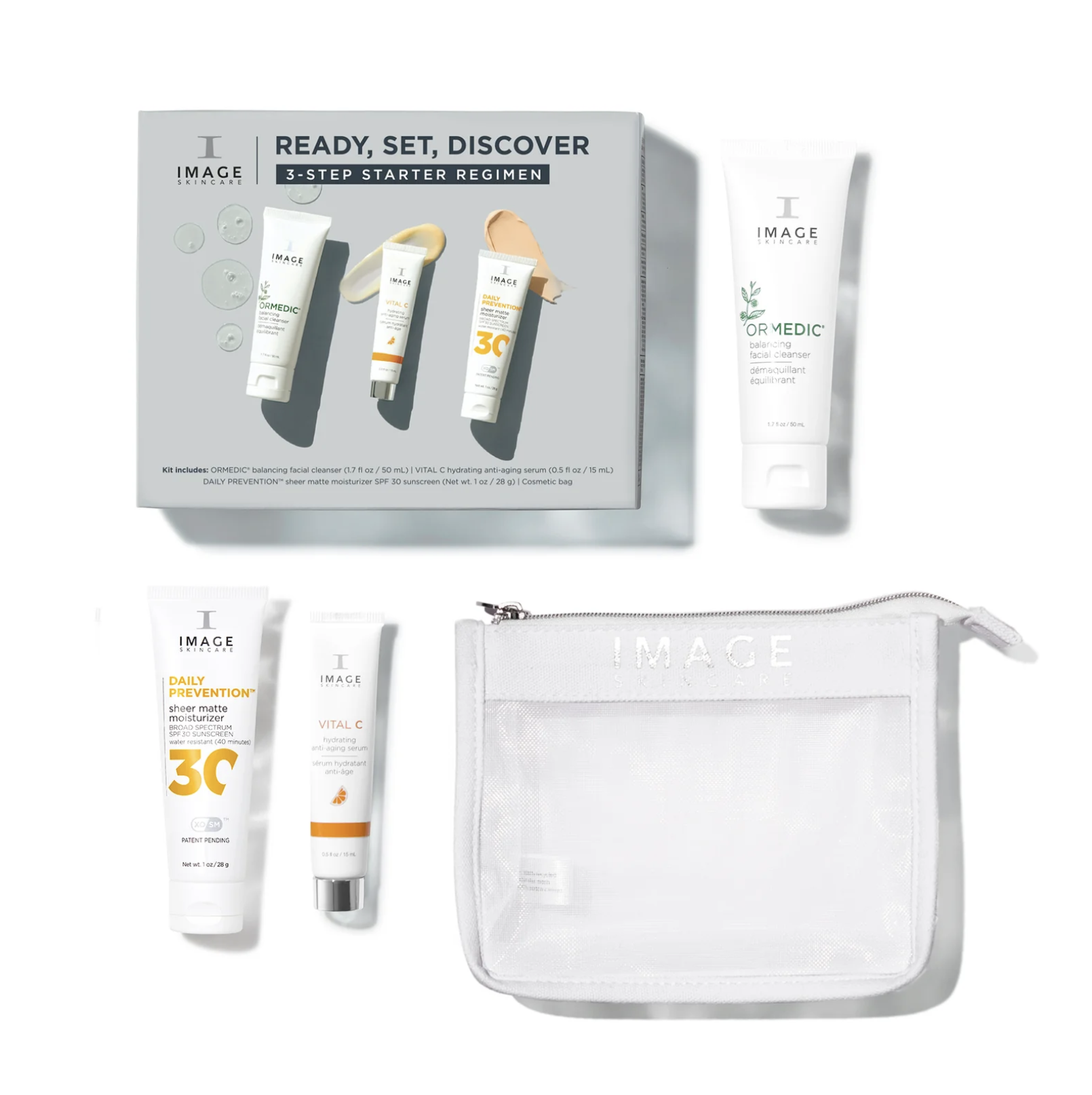 Image Skincare Facial Set Ready Set Discover - Стартовый набор ухода за лицом