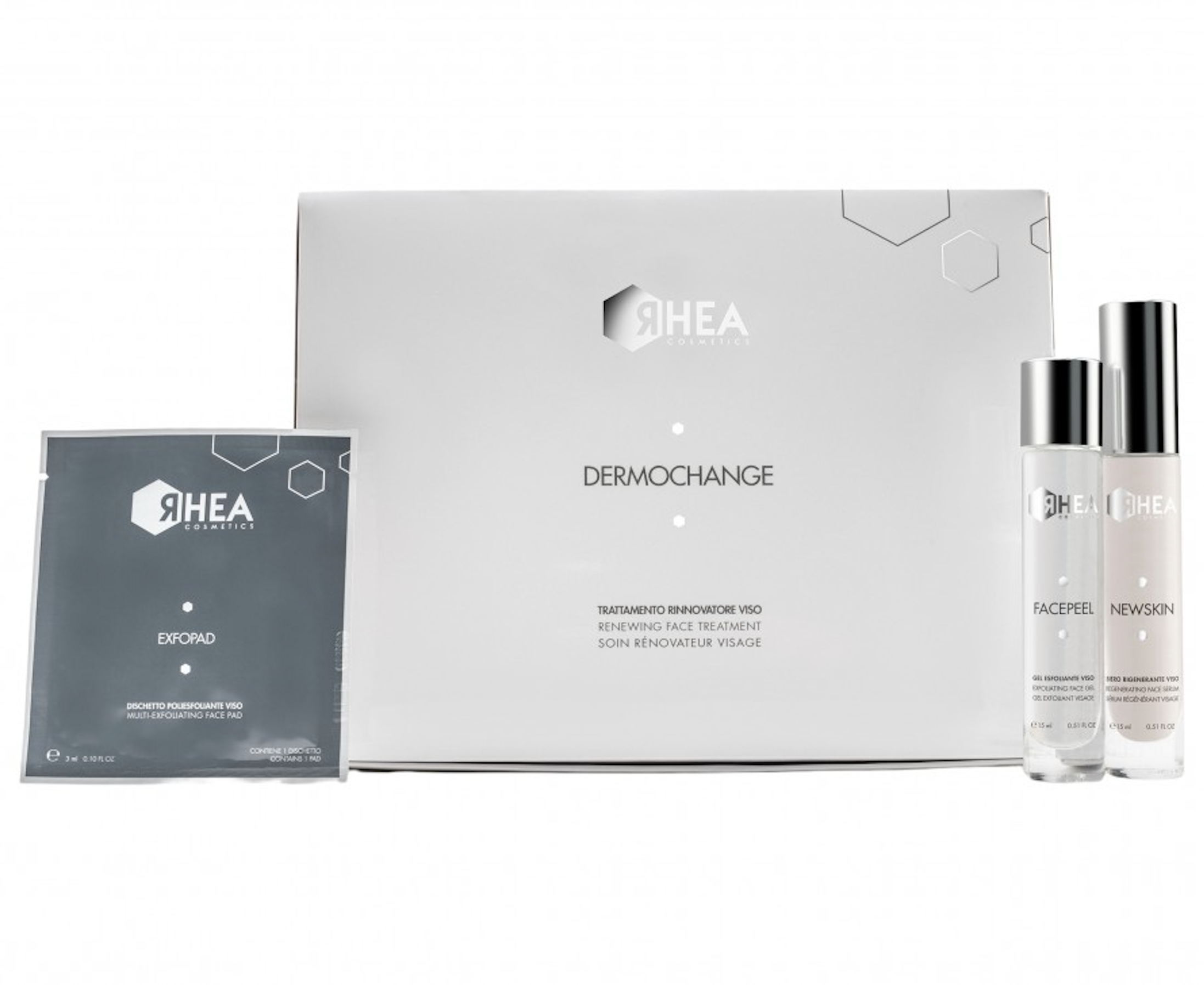 Rhea Cosmetics DermoChange - Набор Обновляющий уход для лица