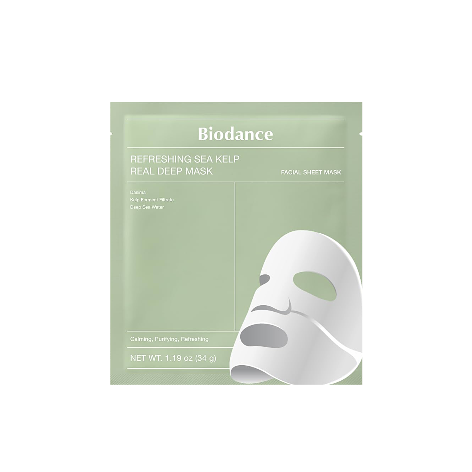 Biodance Refreshing Sea Kelp Real Deep Mask - Успокаивающая маска с морской капустой Biodance Refreshing Sea Kelp Real Deep Mask - Успокаивающая маска с морской капустой