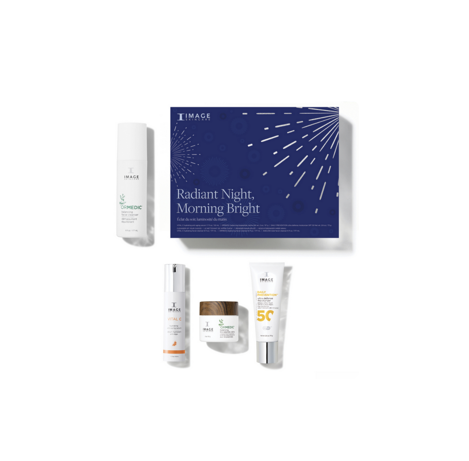Image Skincare Radiant Night Morning Bright - Лимитированный подарочный набор Сияющая ночь Яркое утро