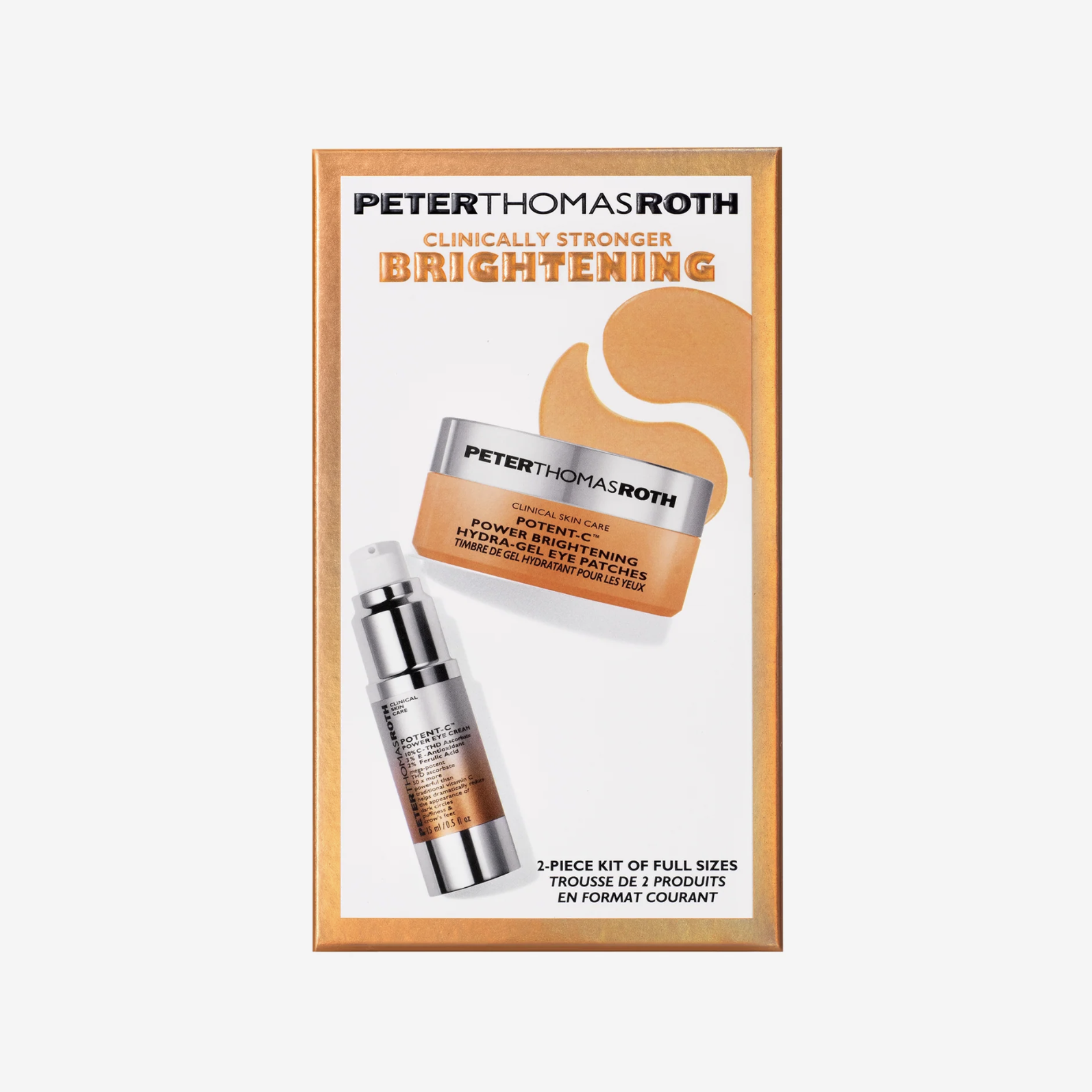 Peter Thomas Roth Clinically Stronger Brightening Full Size 2-Piece Kit - Подарочный набор против темных кругов