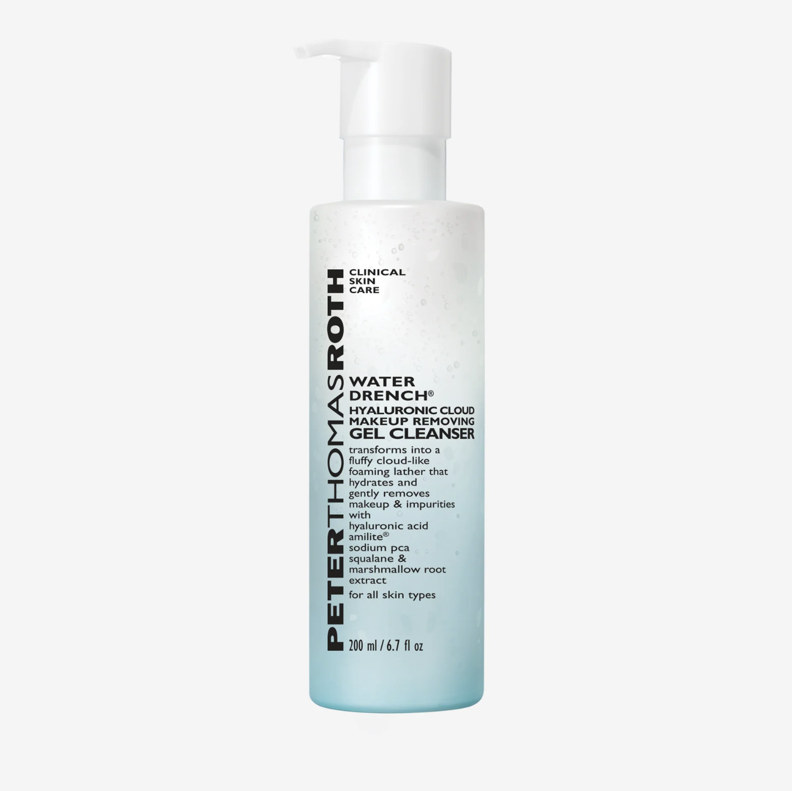 Peter Thomas Roth Water Drench Hyaluronic Cloud Makeup Removing Gel Cleanser - Увлажняющий гель для снятия макияжа Peter Thomas Roth Water Drench Hyaluronic Cloud Makeup Removing Gel Cleanser - Увлажняющий гель для снятия макияжа