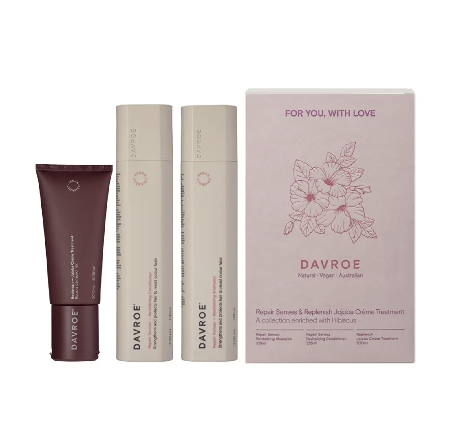 Davroe Repair Senses Mothers Day Trio Pack - Набор трио для восстановления волос