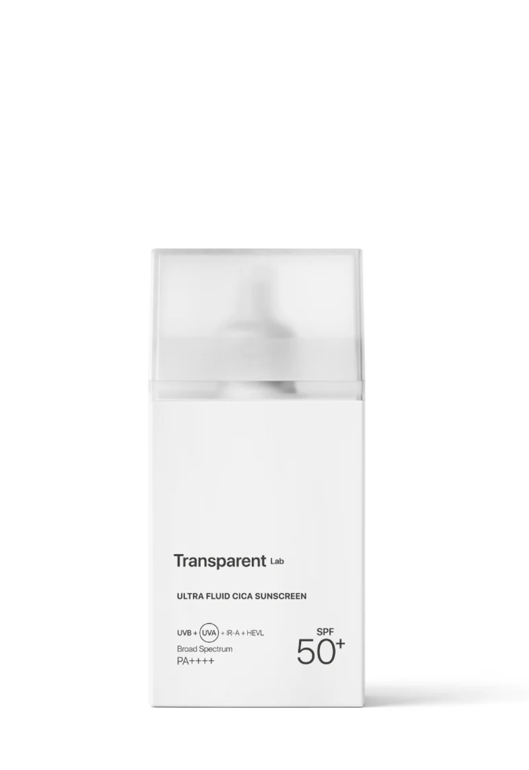 Transparent Lab Ultra Fluid Cica Sunscreen - Ультра легкий солнцезащитный крем с центеллой