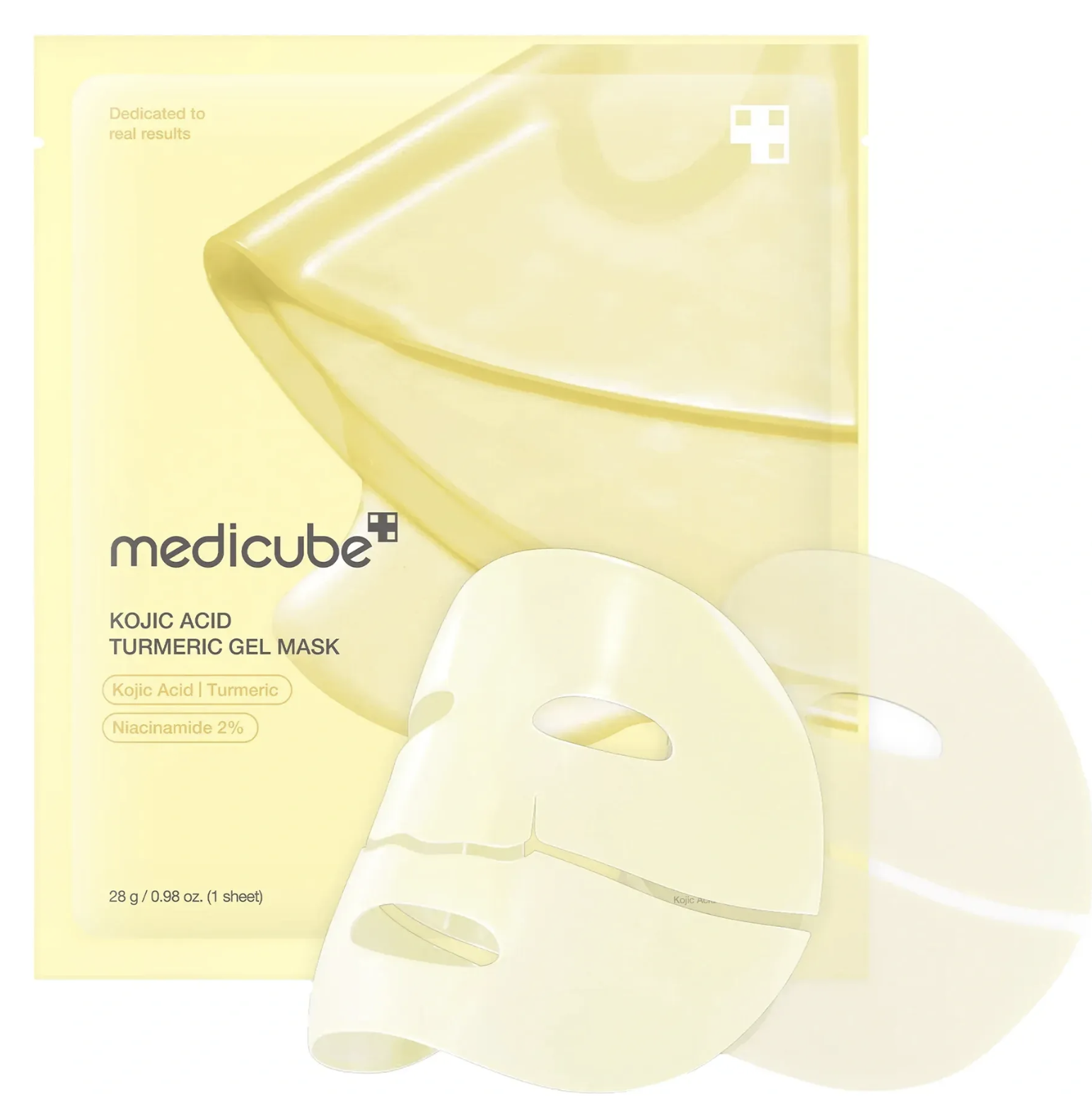 Medicube Kojic Acid Turmeric Brightening Gel Mask - Осветляющая гидрогелевая маска с койевой кислотой и куркумой Medicube Kojic Acid Turmeric Brightening Gel Mask - Осветляющая гидрогелевая маска с койевой кислотой и куркумой
