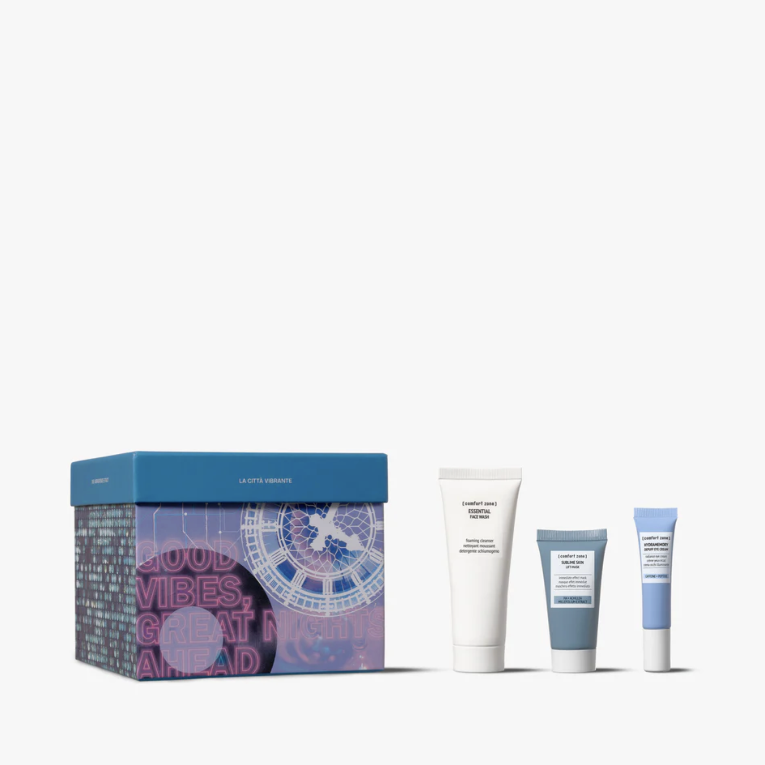Comfort Zone Kit The Bustling City - Набор для мгновенного сияния лица
