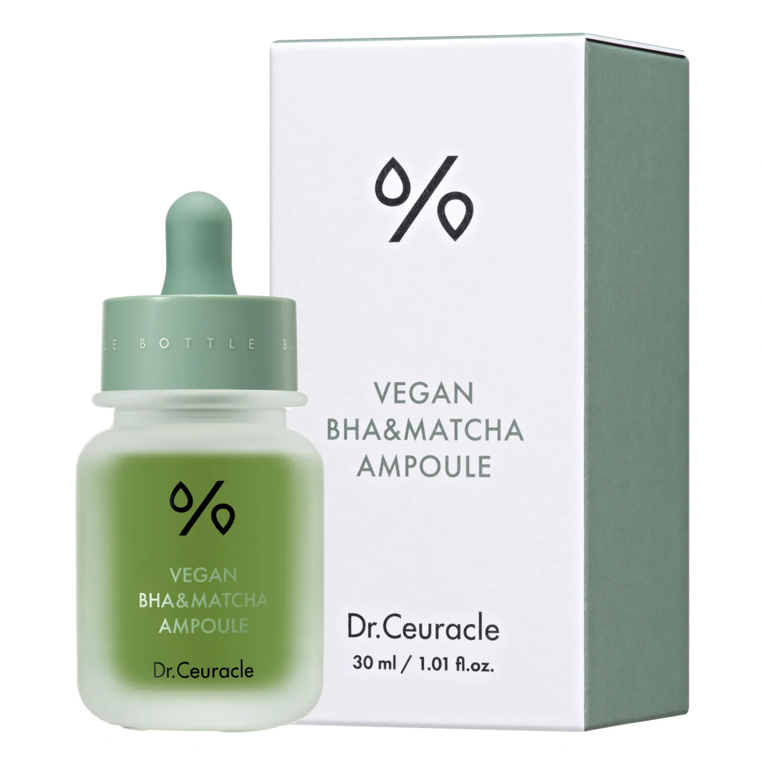 Dr.Ceuracle Vegan BHA&Matcha Ampoule - Ампульная сыворотка с BHA кислотой и экстрактом матча Dr.Ceuracle Vegan BHA&Matcha Ampoule - Ампульная сыворотка с BHA кислотой и экстрактом матча