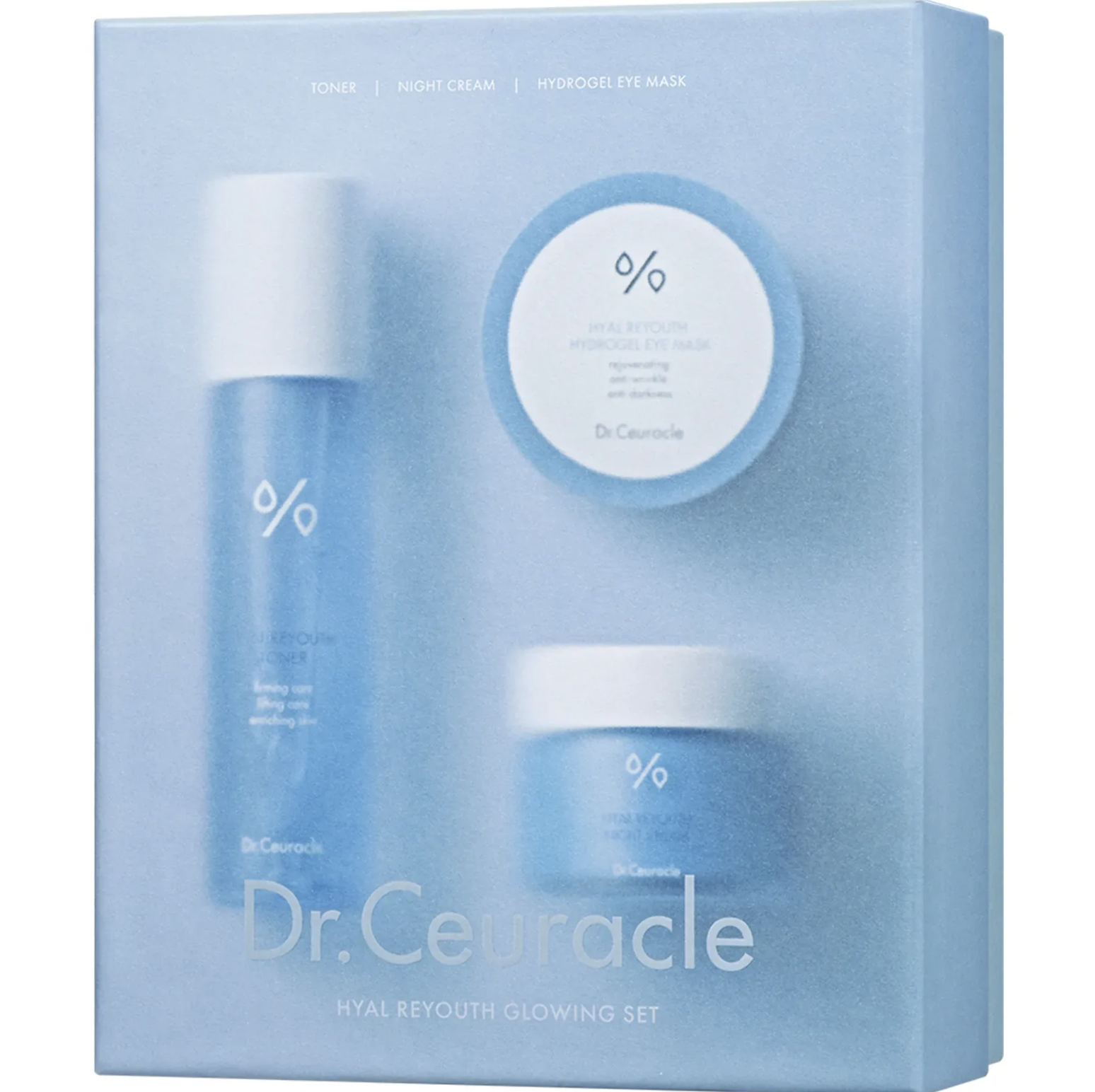 Dr.Ceuracle Hyal Reyouth Glowing Set - Набор для сияющей кожи с гиалуроновой кислотой