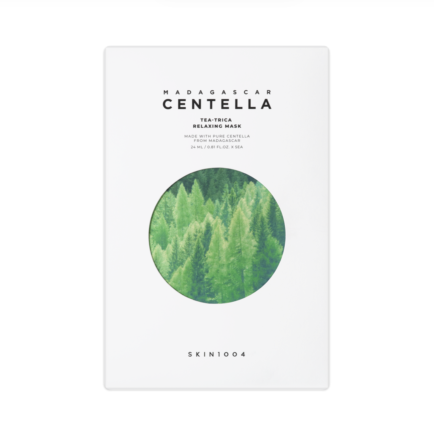 Skin1004 Tea-Trica Relaxing Mask - Набор успокаивающих тканевых масок с экстрактом чайного дерева