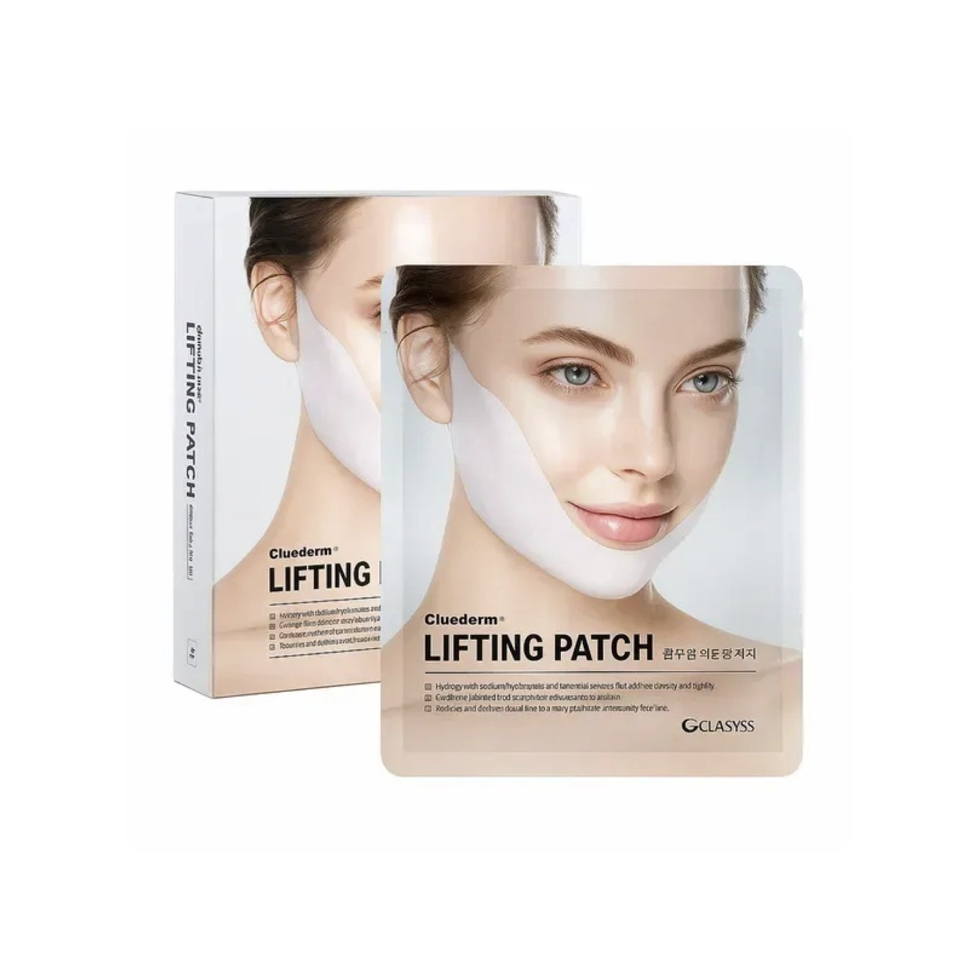 Histolab Cluederm Lifting Patch - Маска компрессионно-лифтинговая для подтяжки и контурирования овала лица