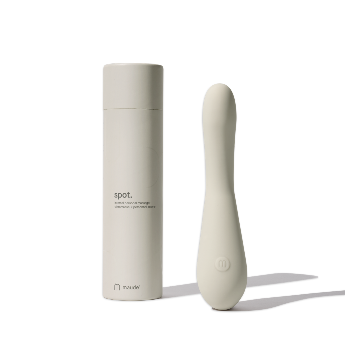 Maude Spot Internal Vibrator Grey - Внутрішній вібратор Spot сірий