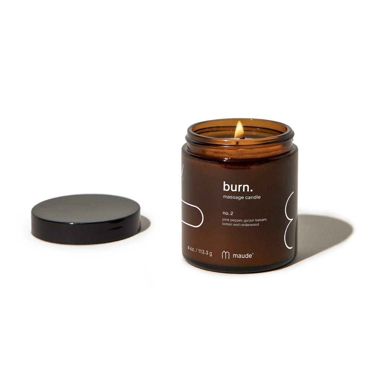Maude Massage Candle Burn no. 2 - Массажная свеча Burn no. 2 Maude Massage Candle Burn no. 2 - Массажная свеча Burn no. 2
