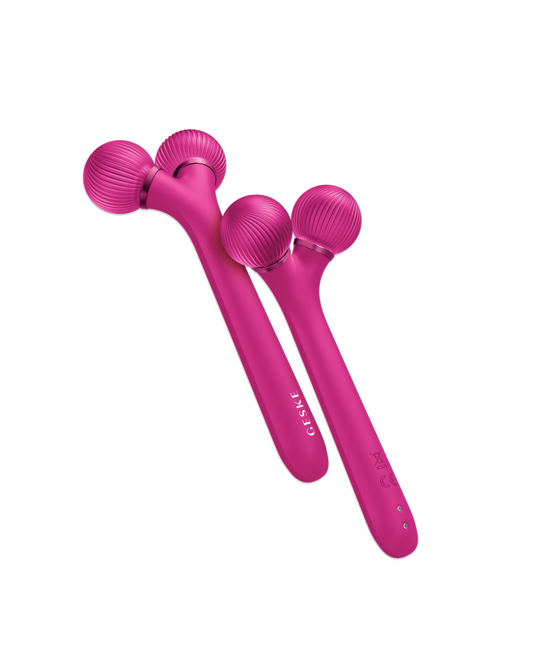 Geske Sonic Facial Roller 4 in 1 Magenta - Электронный звуковой ролик для лица 4 в 1 пурпурний Geske Sonic Facial Roller 4 in 1 Magenta - Электронный звуковой ролик для лица 4 в 1 пурпурний