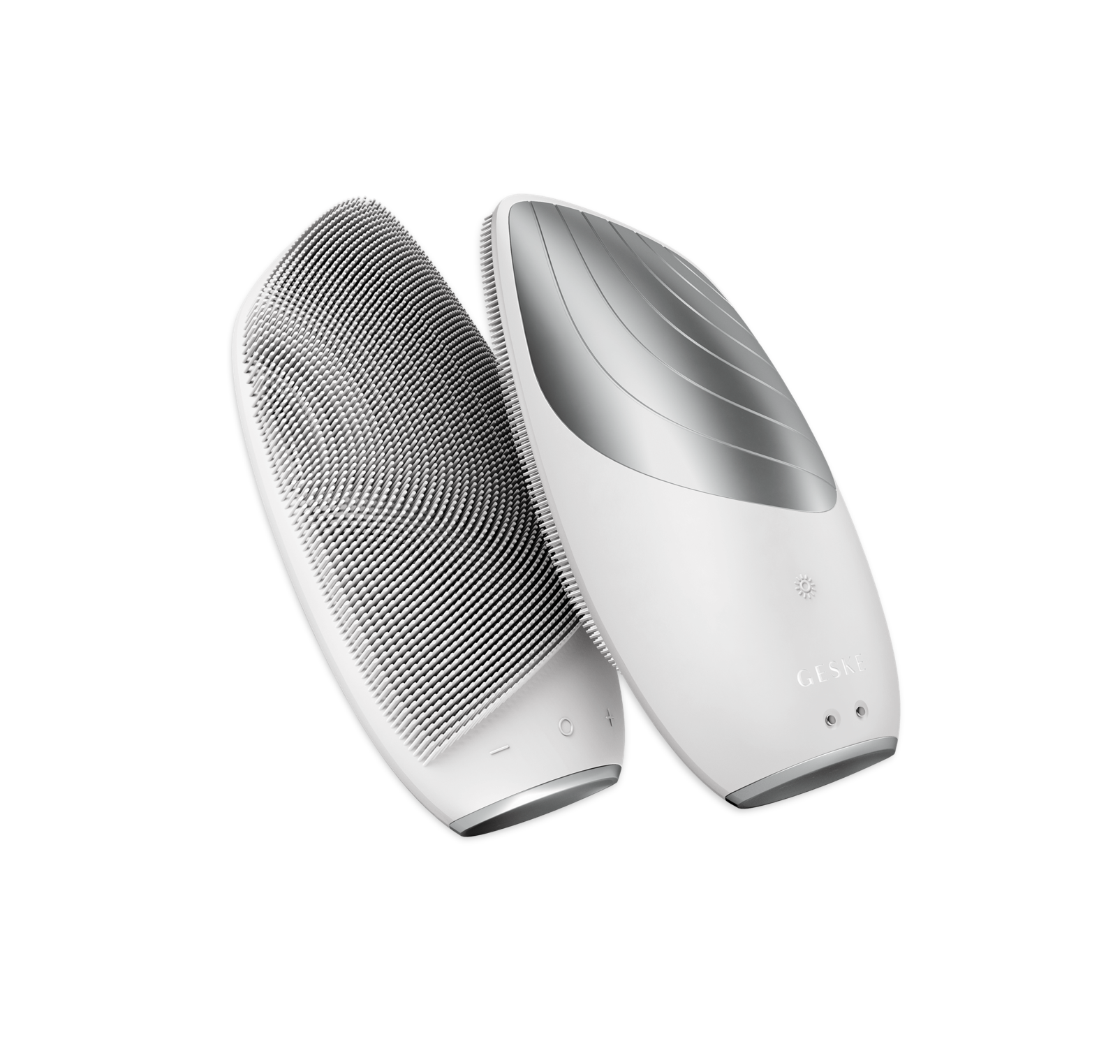 Geske Sonic Thermo Facial Brush 6 in 1 White - Электронная звуковая термо щетка для лица 6 в 1 белая