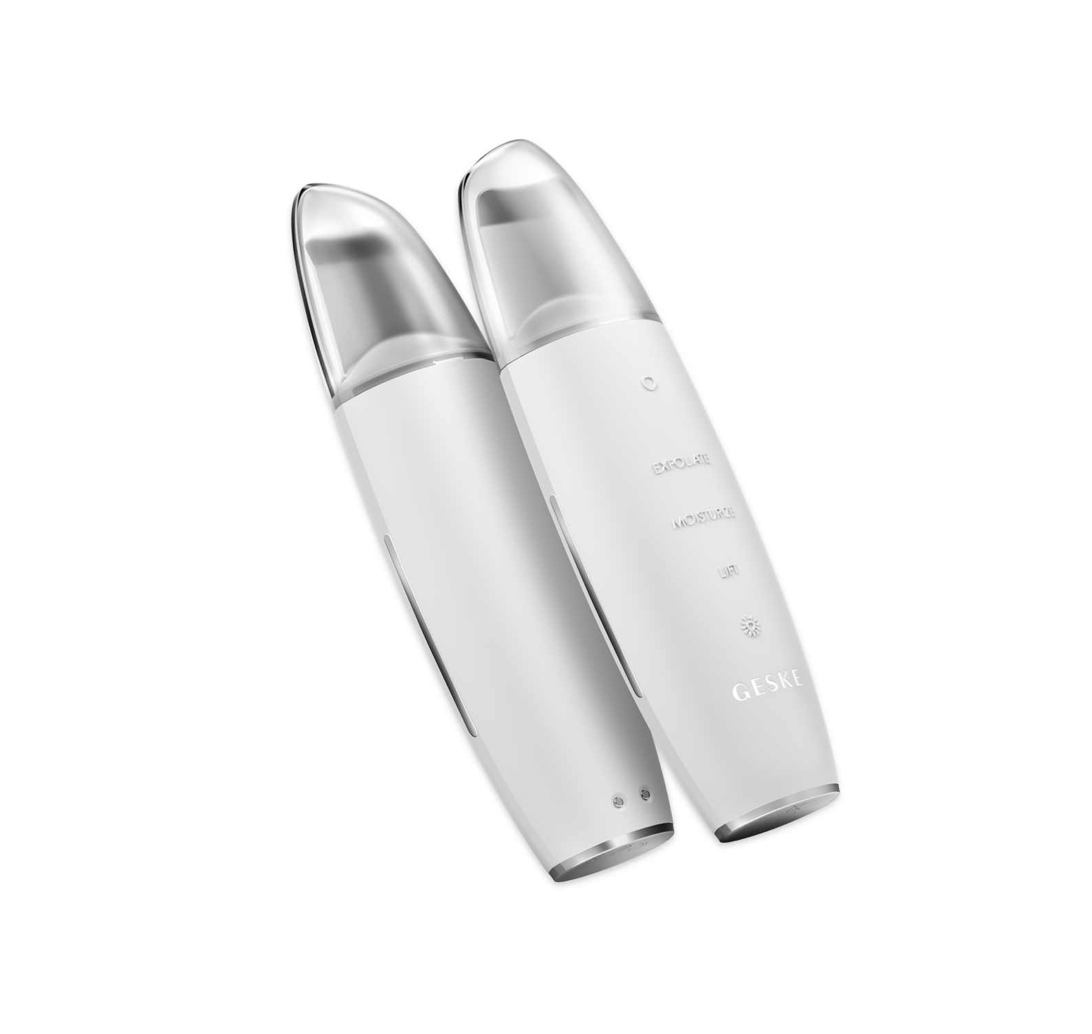 Geske MicroCurrent Skin Scrubber & Blackhead Remover 9 in 1 White - Скрабирующий девайс против черных точек 9 в 1 белый