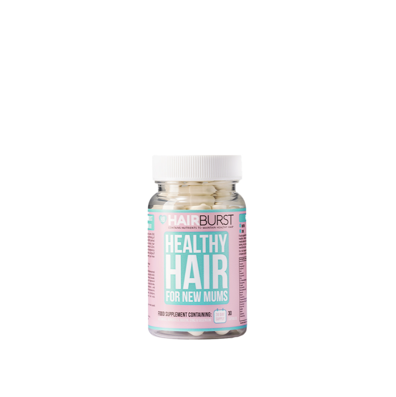 Hairburst New Mum Vitamins Titanium Dioxide Free - Вітаміни для мам без діоксиду титану