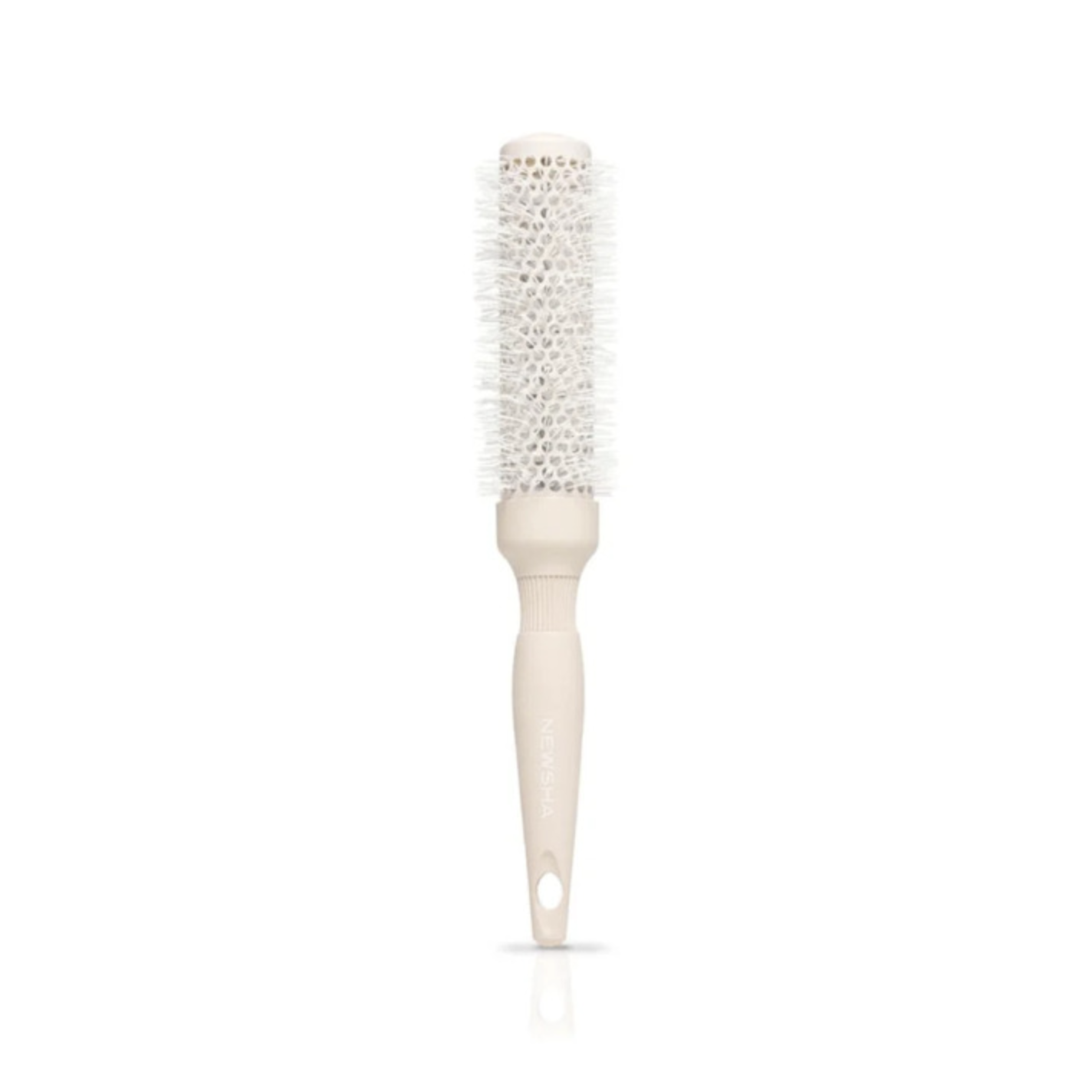 Newsha Deluxe Round Brush Extralong 33 mm - Круглый браш бежевый 33 мм
