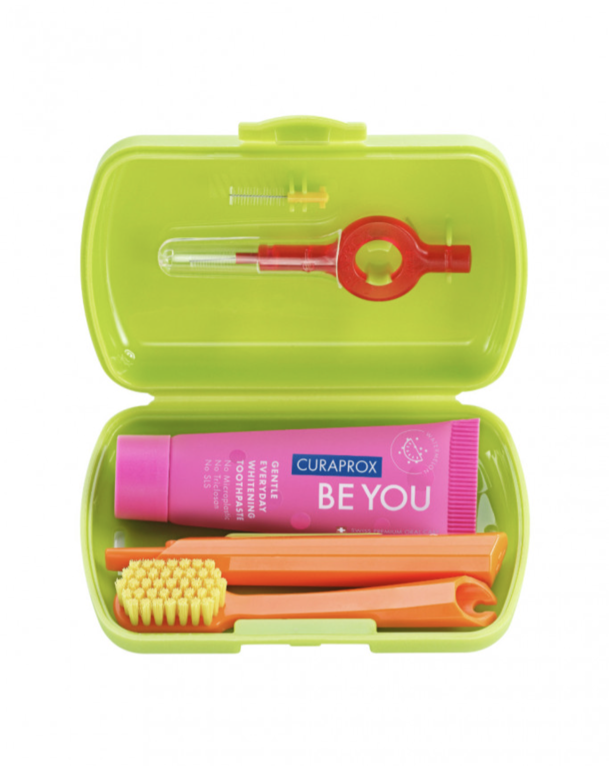 Curaprox Be you Orange Set Green - Дорожній набір зелений
