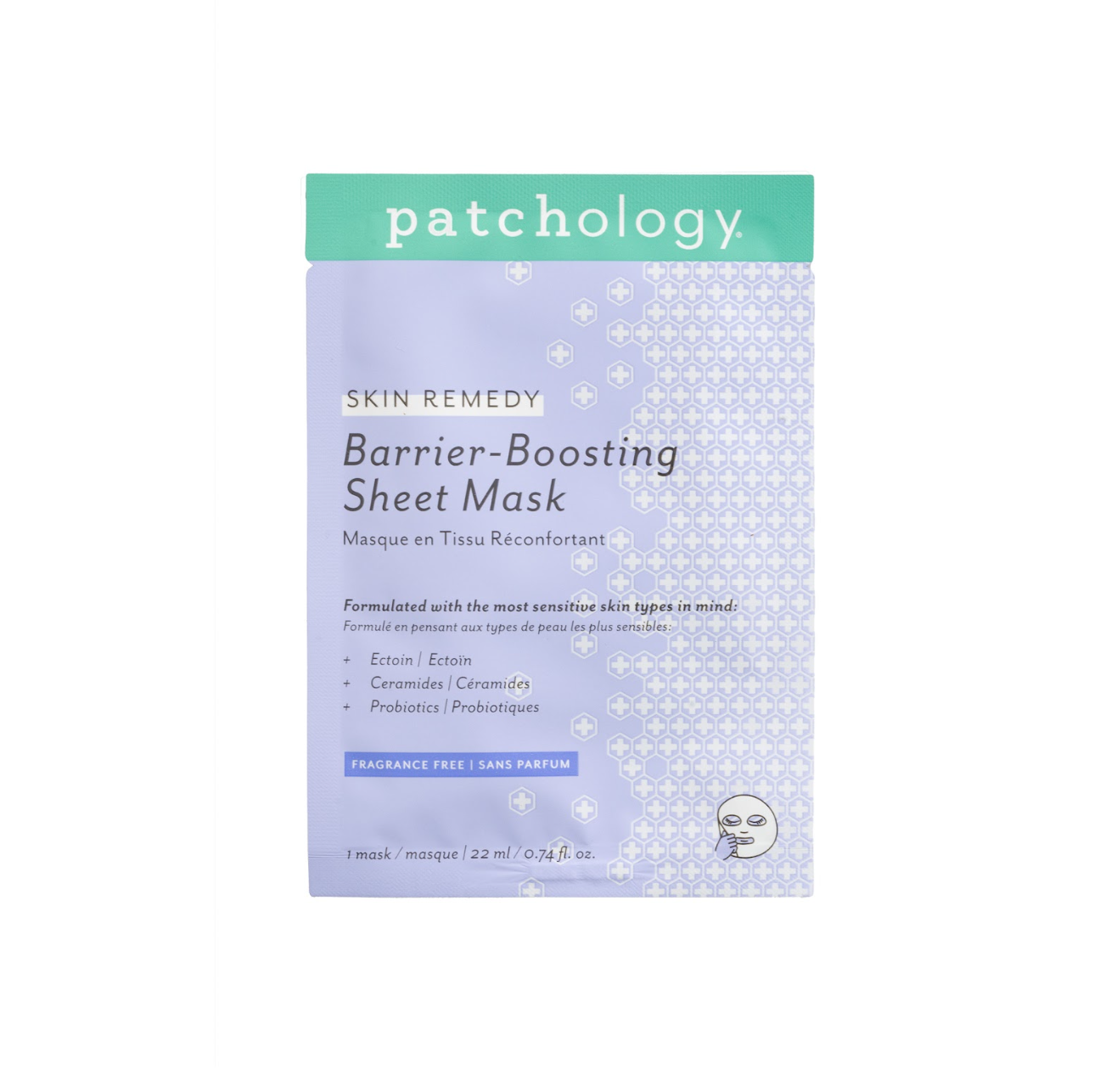 Patchology Skin Remedy Barrier Boosting Sheet Mask - Заспокійлива маска для обличчя Patchology Skin Remedy Barrier Boosting Sheet Mask - Заспокійлива маска для обличчя
