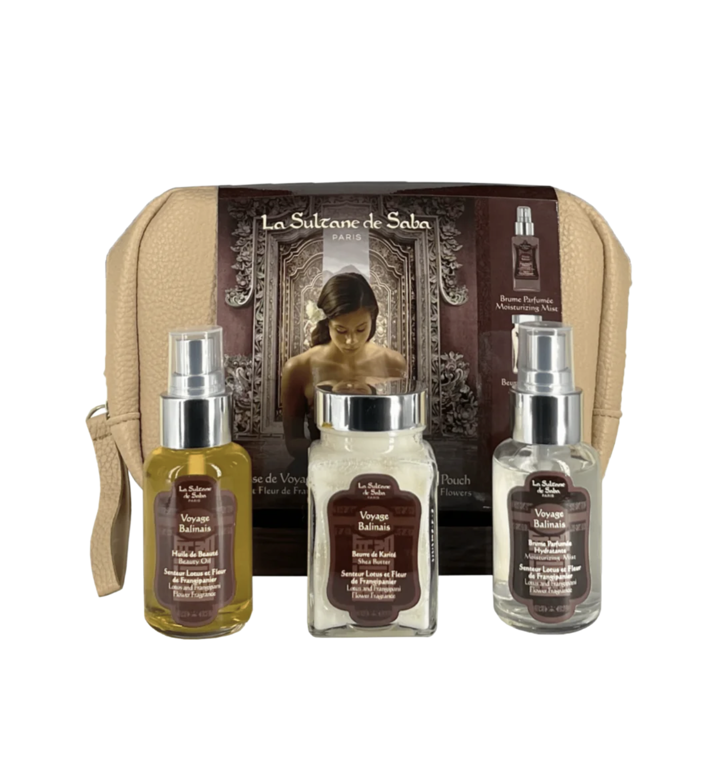 La Sultane de Saba Lotus and Frangipani Flower Body Gift Set - Лимитированный набор для тела Бали