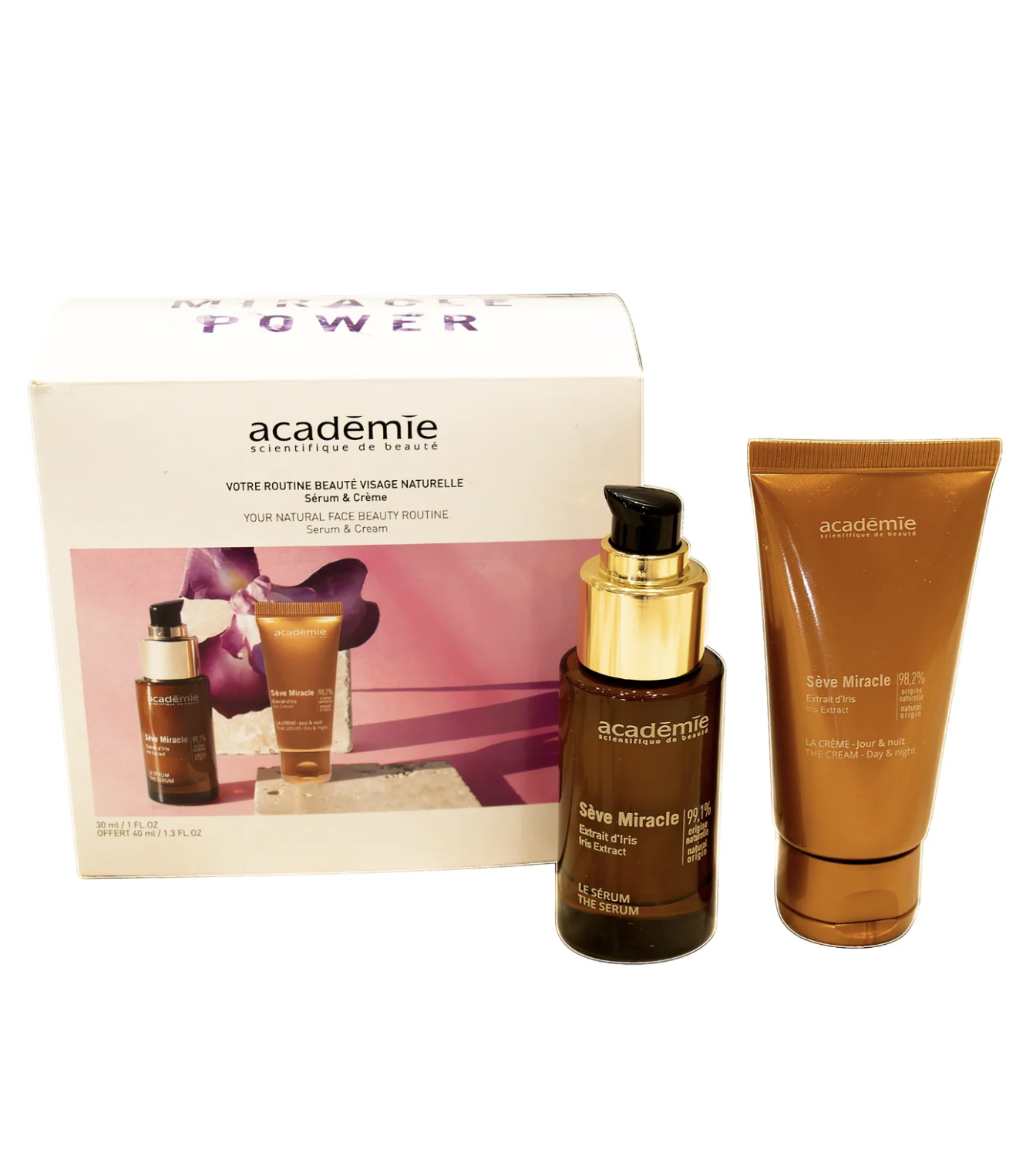 Academie Miracle Power Box - Набір для догляду за шкірою обличчя Academie Miracle Power Box - Набір для догляду за шкірою обличчя
