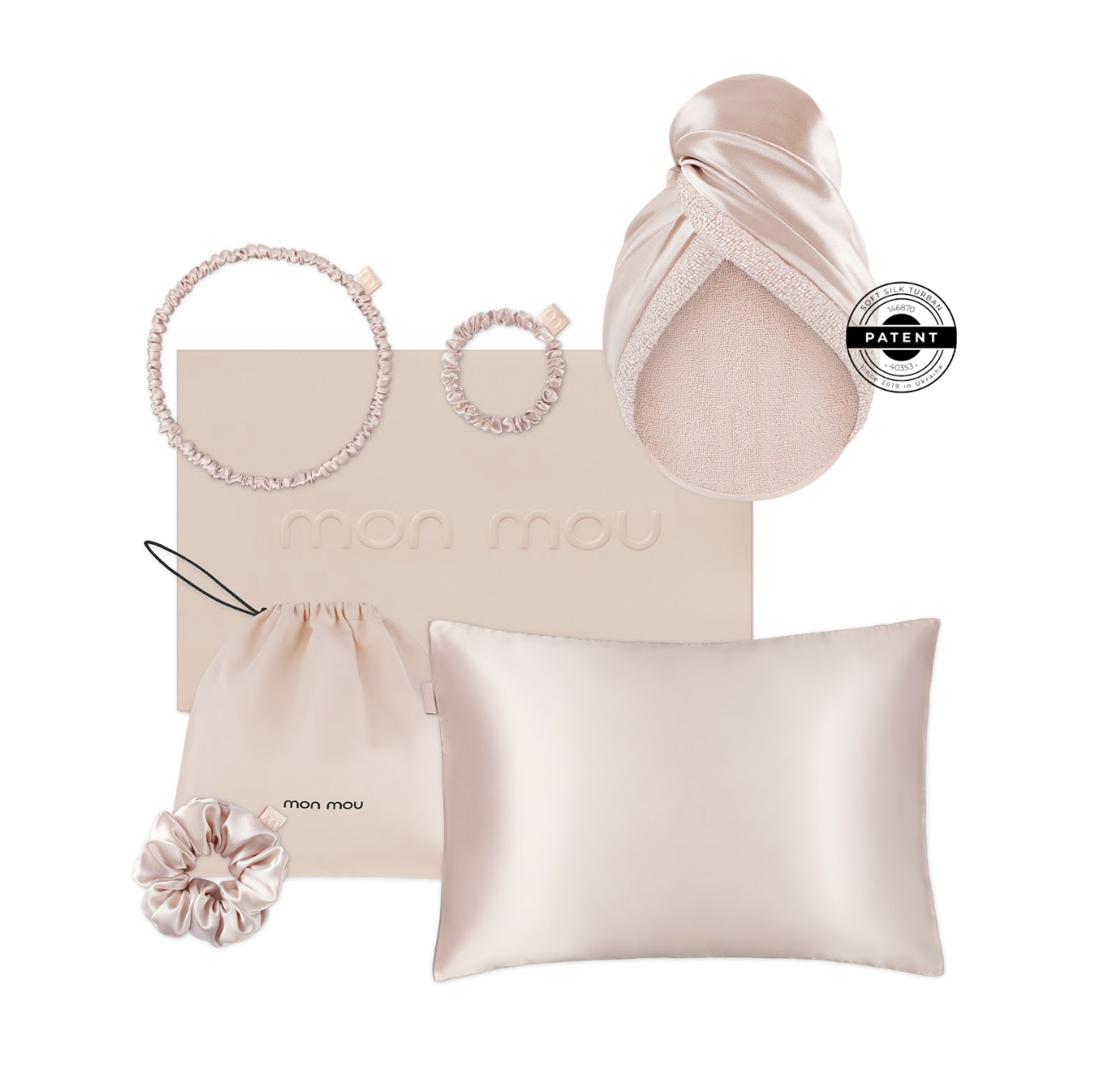 Mon Mou Soft Silk Set Nude - Подарочный набор нюдовый