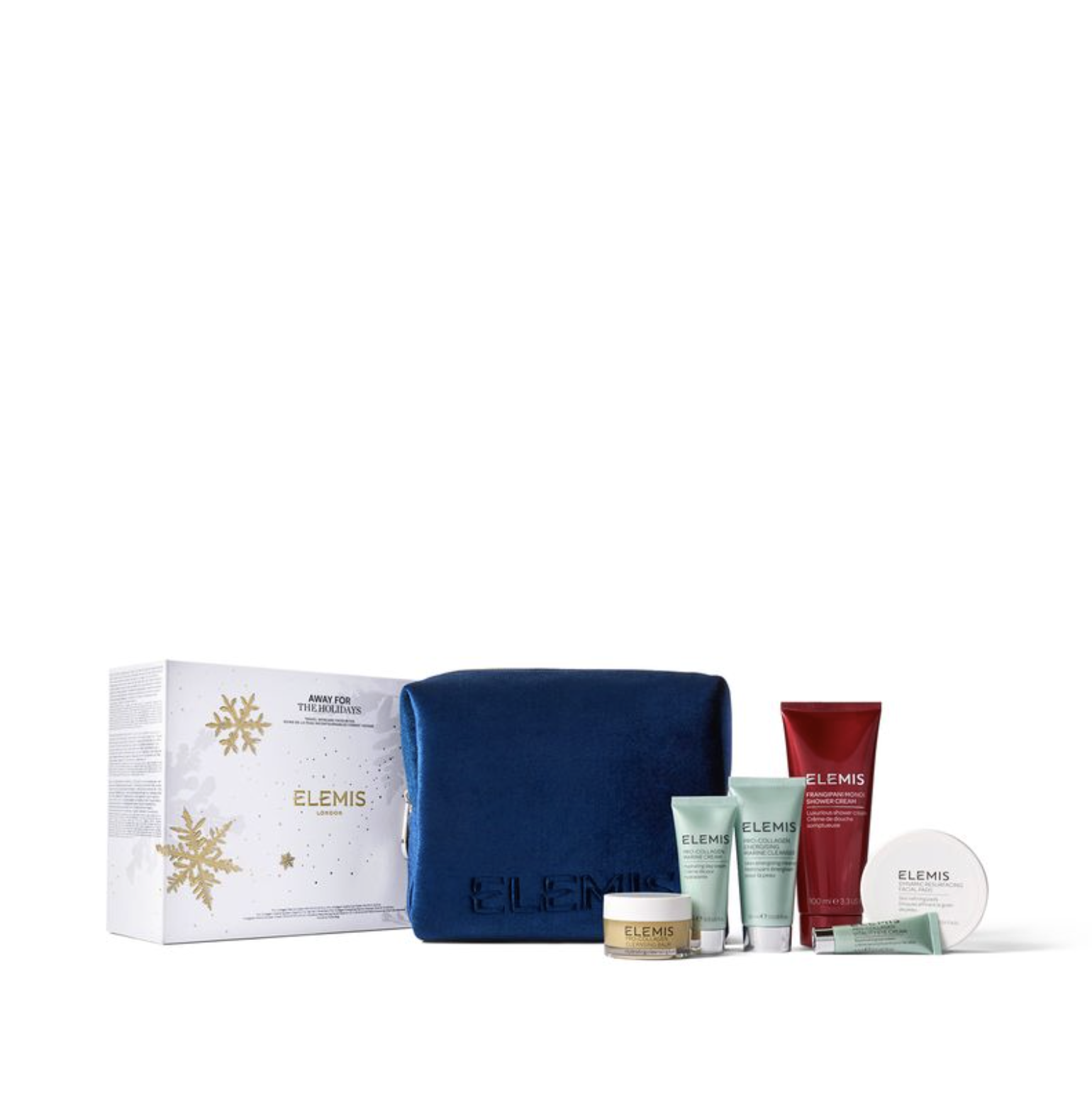 Elemis Away For The Holidays Kit - Подарочная косметичка с бестселлерами для путешествий Elemis Away For The Holidays Kit - Подарочная косметичка с бестселлерами для путешествий