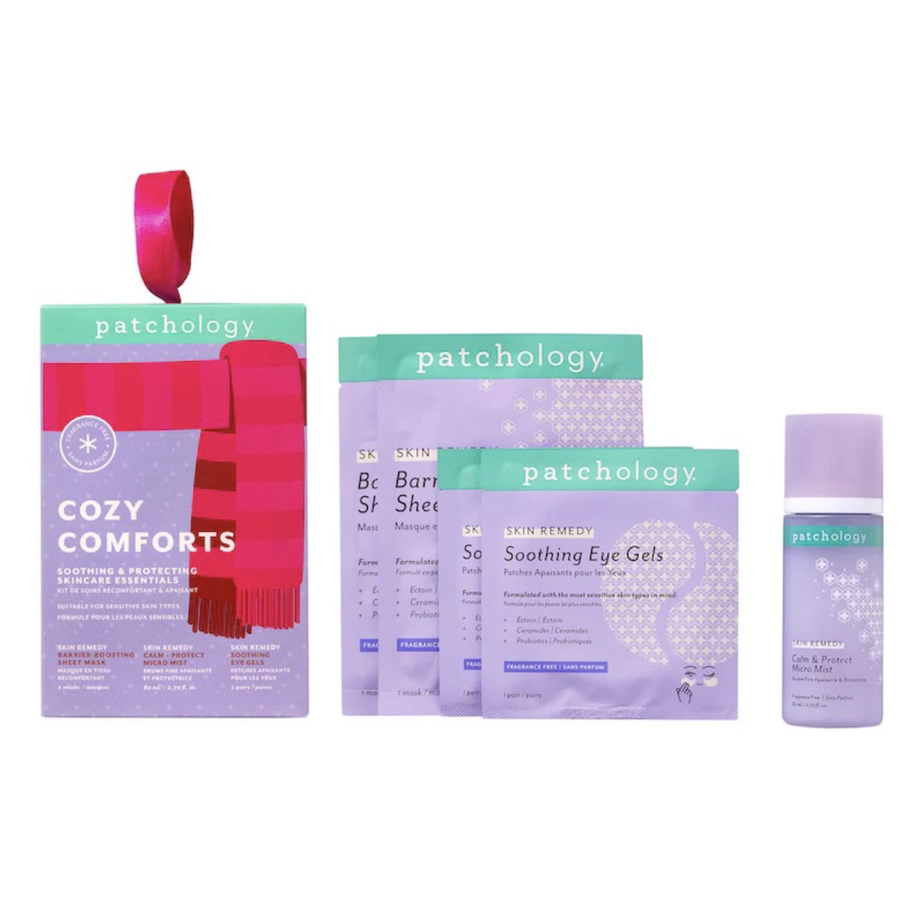 Patchology Cozy Comforts Holiday 2025 - Святковий набір для заспокоєння шкіри Patchology Cozy Comforts Holiday 2025 - Святковий набір для заспокоєння шкіри