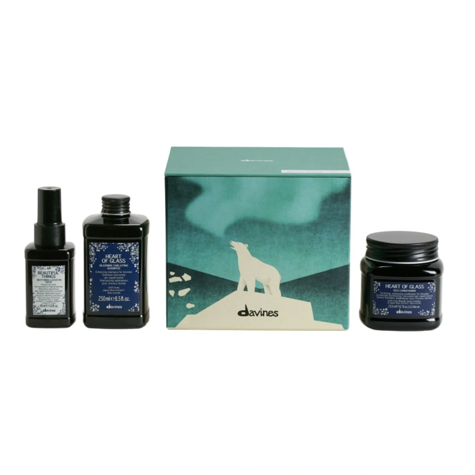 Davines Heart of Glass & Beautiful Things Box - Подарочный набор для блонда