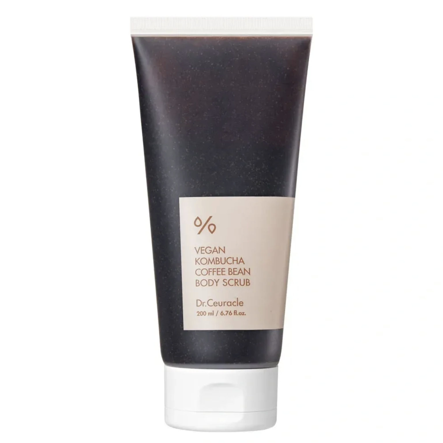 Dr.Ceuracle Vegan Kombucha Coffee Bean Body Scrub - Веганський скраб для тіла з ферментованим чаєм комбуча та кавою