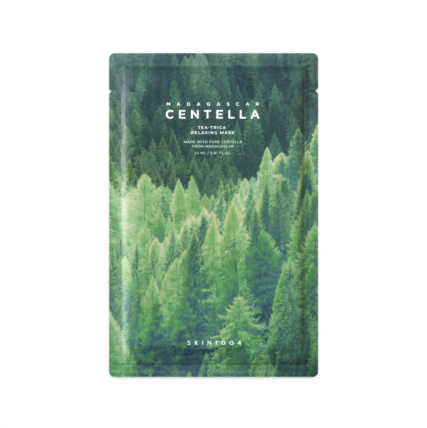 Skin1004 Tea-Trica Relaxing Mask - Заспокійлива тканинна маска з екстрактом чайного дерева Skin1004 Tea-Trica Relaxing Mask - Заспокійлива тканинна маска з екстрактом чайного дерева