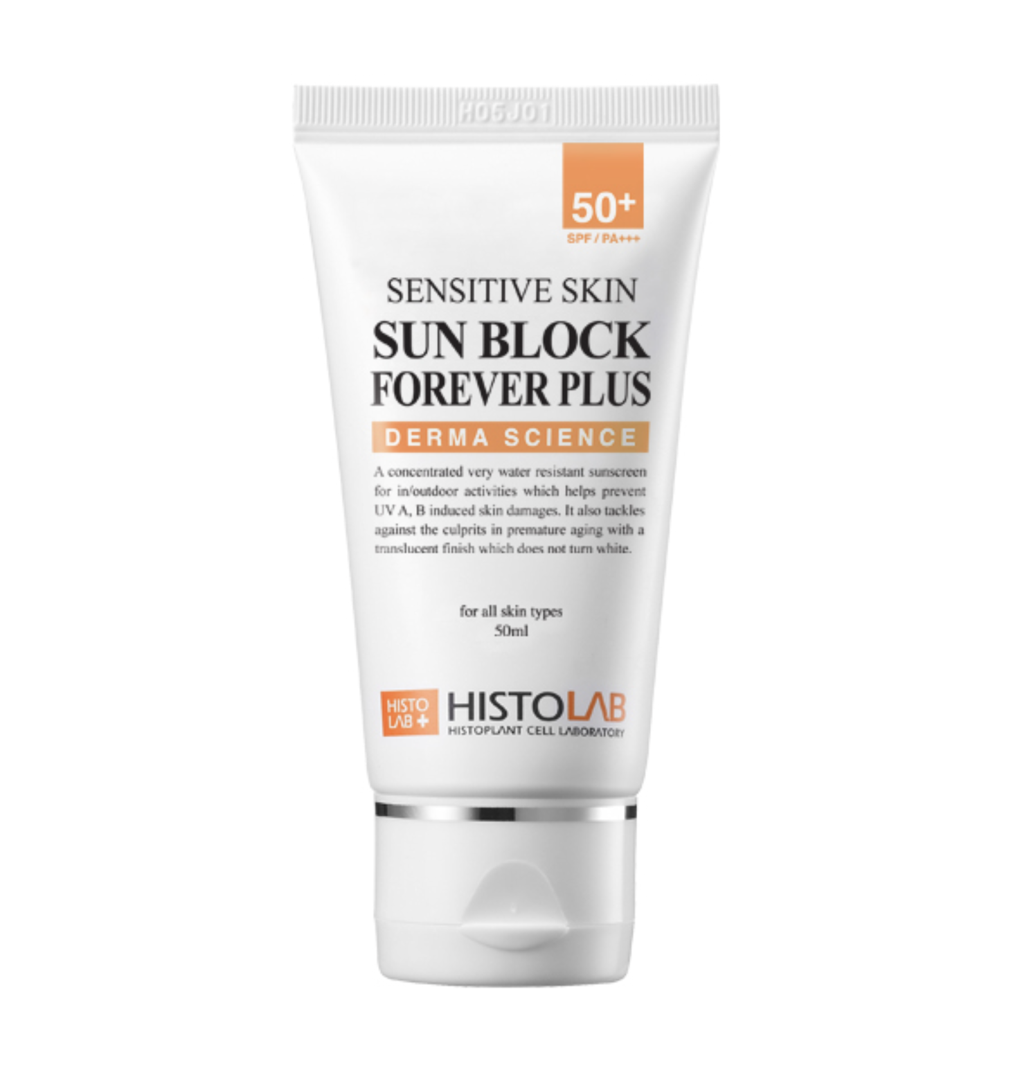 Histolab Sensitive Skin Sun Block Forever Plus SPF 50+/PA+++ - Есенція сонцезахисна SPF 50+