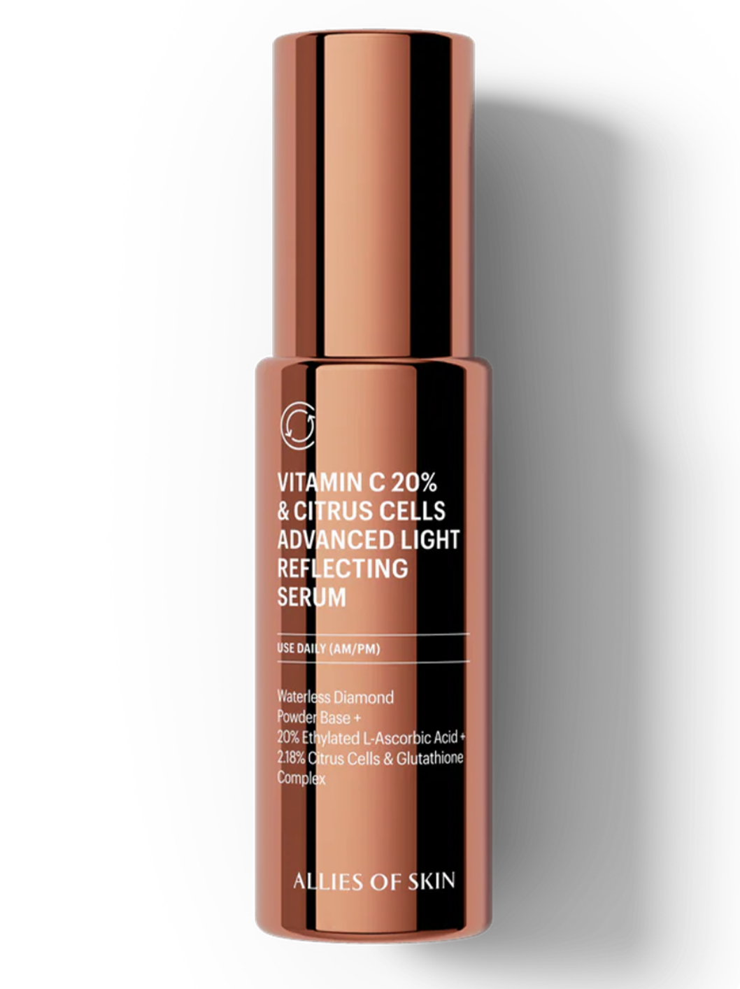 Allies of Skin Vitamin C 20% & Citrus Cells Advanced Firm & Glow Serum - Сироватка з вітаміном С та клітинами цитрусу