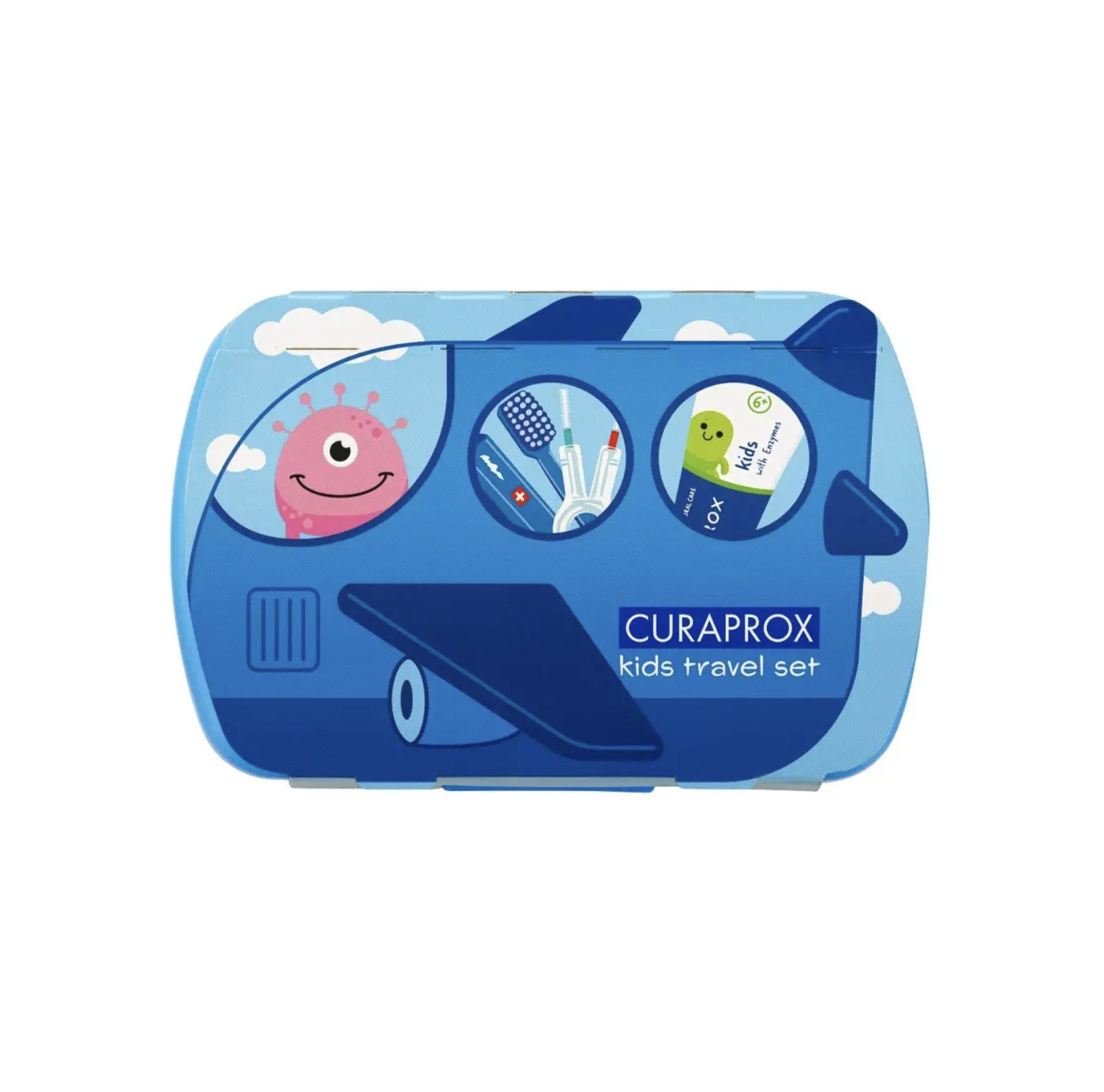 Curaprox Kids Travel Set Blue - Дорожній дитячий набір блакитний