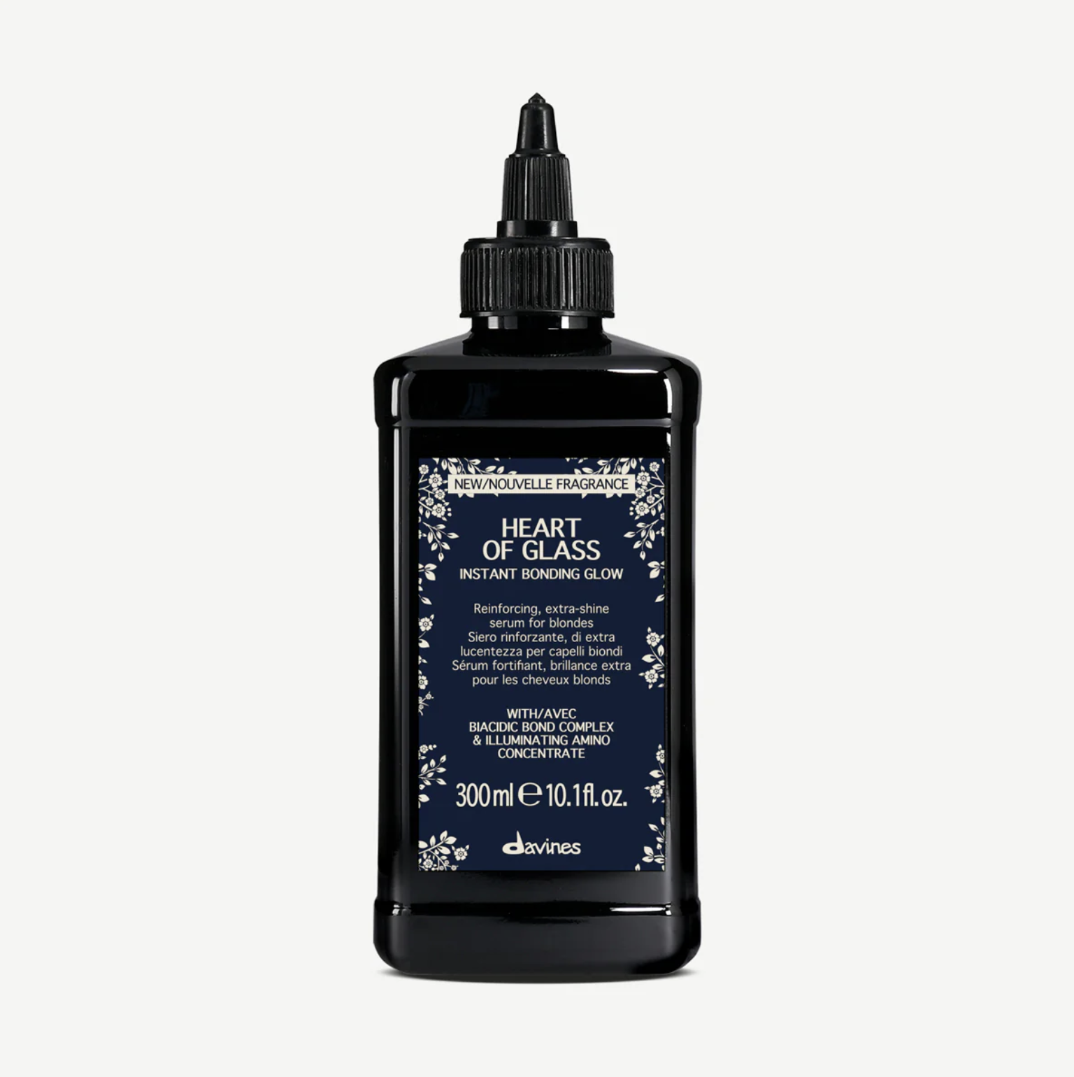 Davines Heart Of Glass Instant Bonding Glow - Зміцнювальна сироватка для екстраблиску блонду