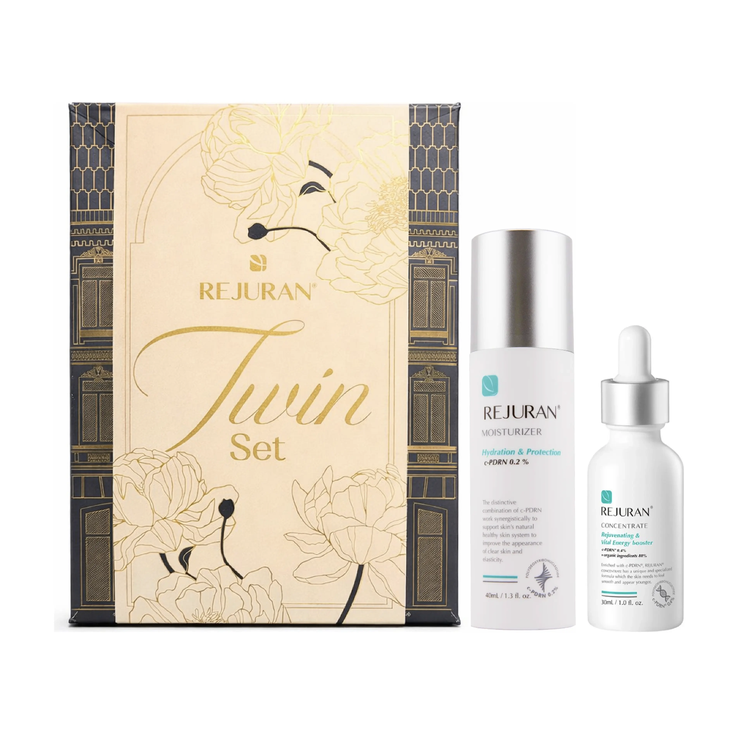 Rejuran Twin Set - Набір для зволоження та омолодження шкіри обличчя